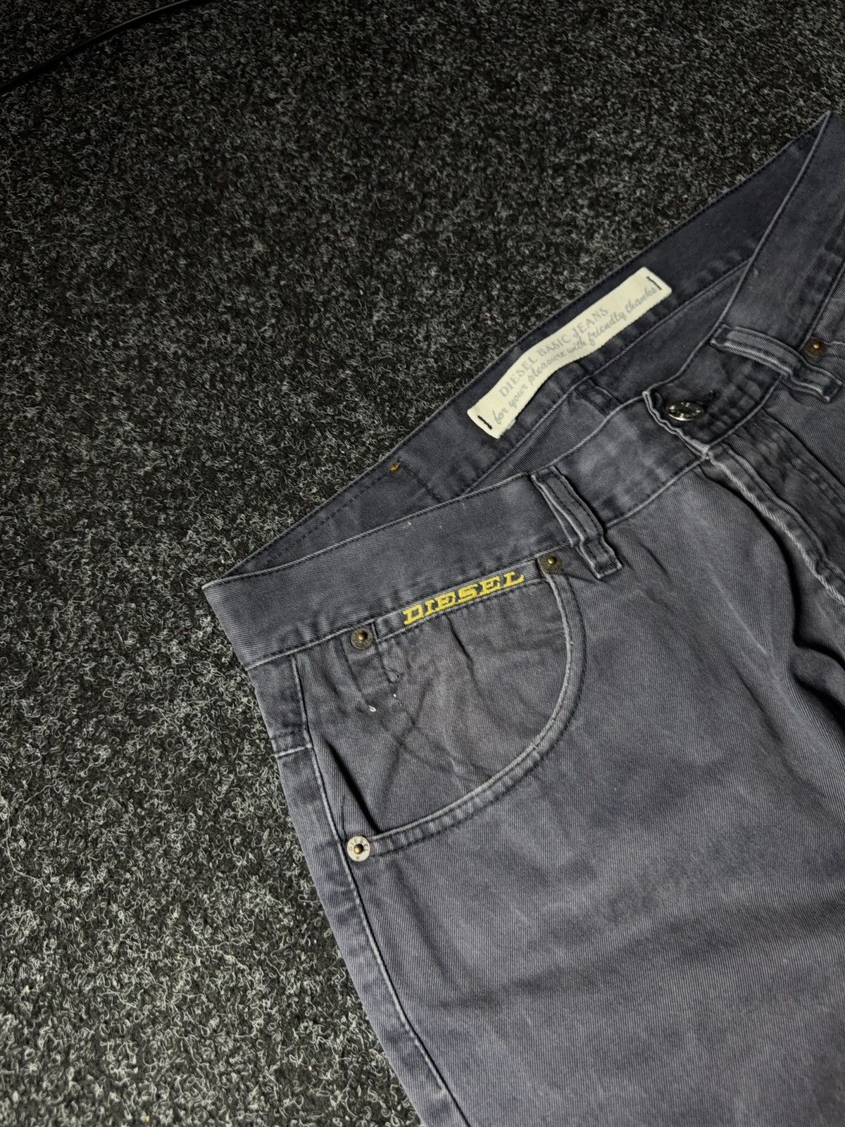 Diesel Avant Garde 90s Retro Y2K Luxury Faded Diesel pants Jeans Size US 33 - 8 Thumbnail