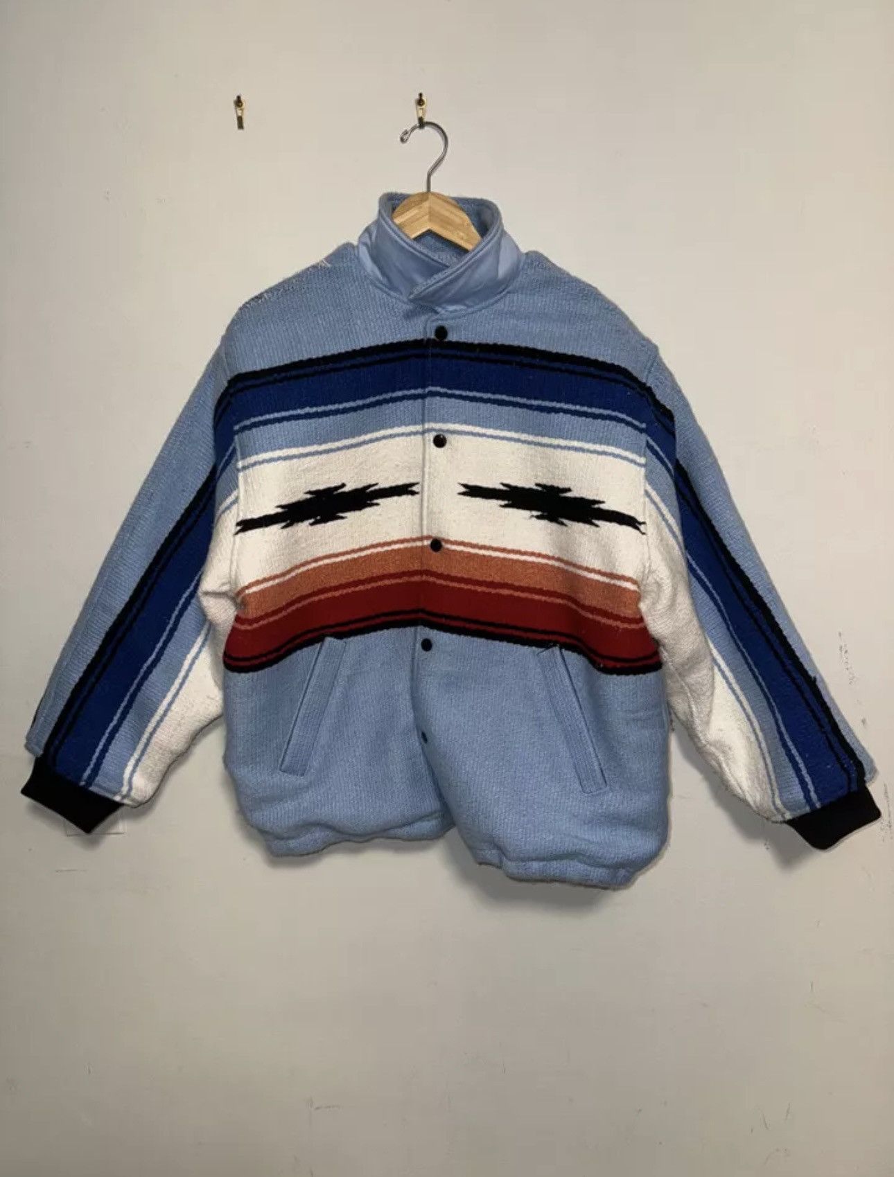 Supreme SUPREME TLAXCALA BLANKET JACKET BLUE Large FW20 RARE Flaws Size US L / EU 52-54 / 3 - 1 Thumbnail