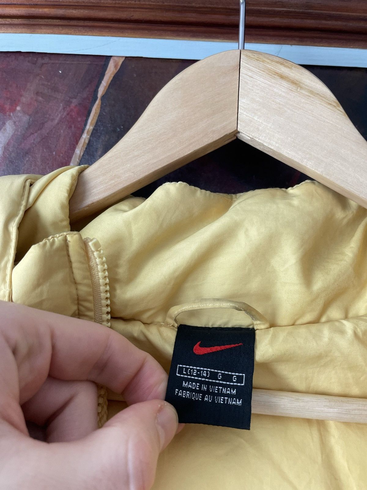 Nike Nike Vintage 90s Winter Jacket Down Puffer Spellout Logo Size US L / EU 52-54 / 3 - 7 Thumbnail