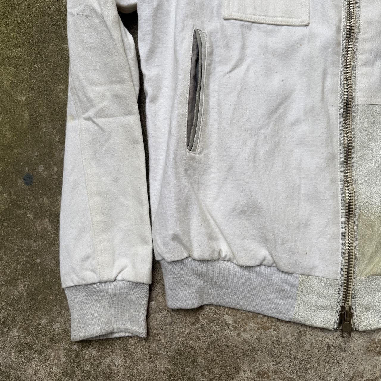 LongJourney longjourney white patchwork bomber jacket leather ma-1 Size US XL / EU 56 / 4 - 4 Thumbnail