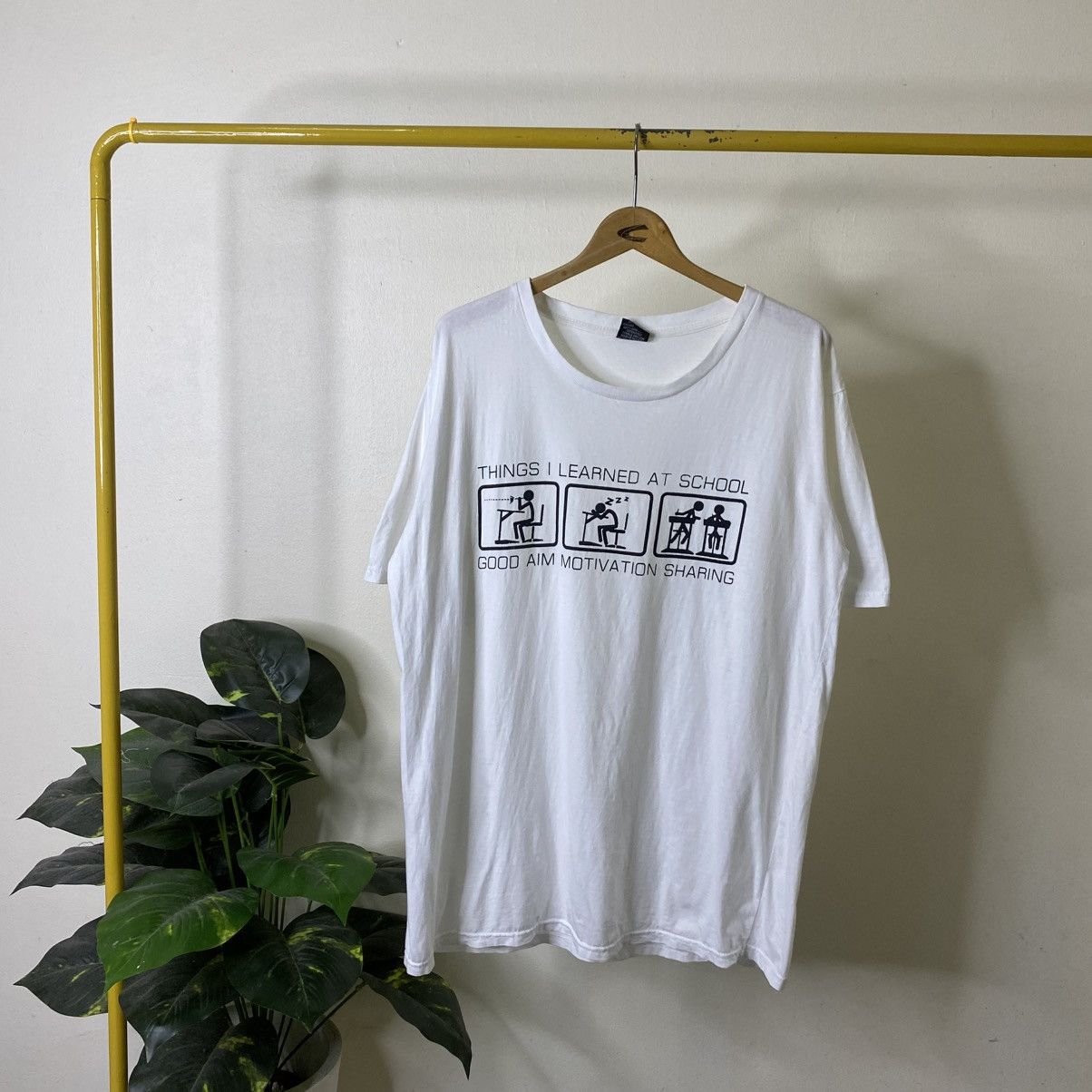 Vintage Vintage Y2K Funny Humor Streetwear T Shirt Size US XL / EU 56 / 4 - 1 Thumbnail