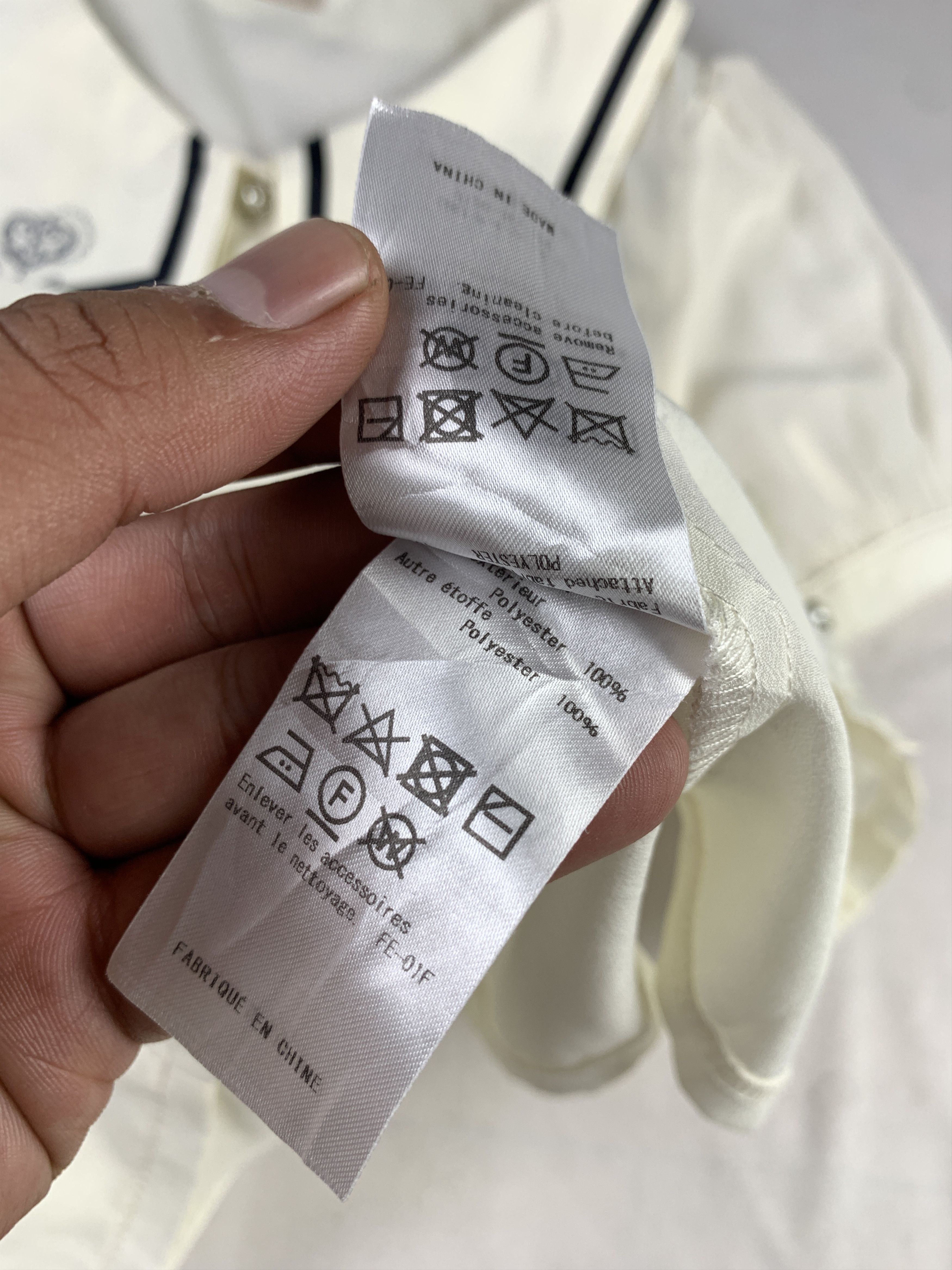 Japanese Brand axes Femme White Maid School Sheer Blouse (M) Size M / US 6-8 / IT 42-44 - 9 Thumbnail