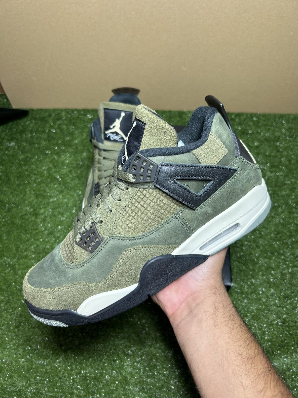 Jordan Brand Jordan 4 Olive green Size US 10 / EU 43 - 2 Thumbnail