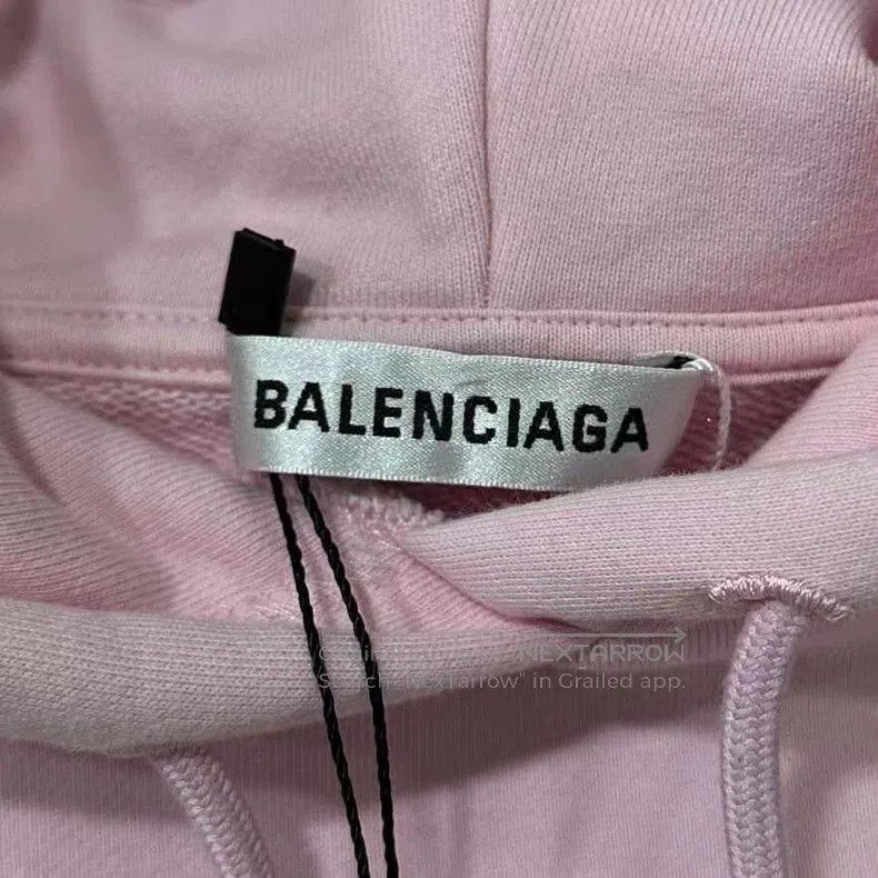Balenciaga Balenciaga Pink Crew Hoodie Sweatshirt. Size US S / EU 44-46 / 1 - 4 Thumbnail