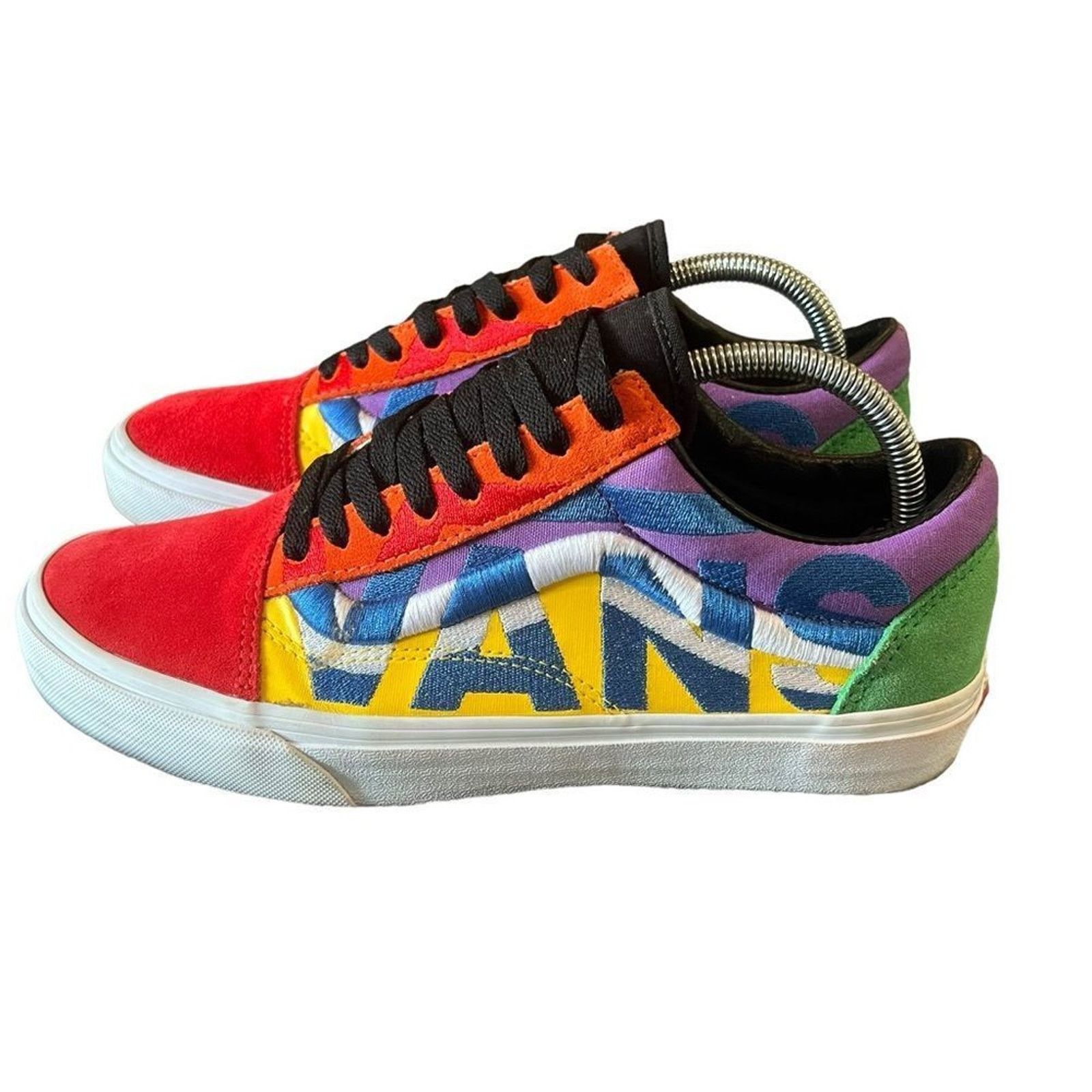 Vans Vans Old Skool Statement Skate Shoes Multicolor Low Top Size US 8.5 / EU 41-42 - 5 Thumbnail