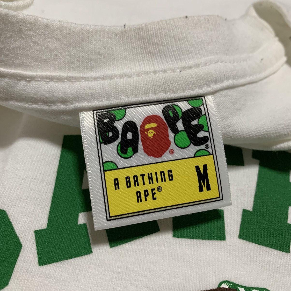 Bape Bape Medium Christmas College White Tee A Bathing Ape Size US M / EU 48-50 / 2 - 4 Thumbnail