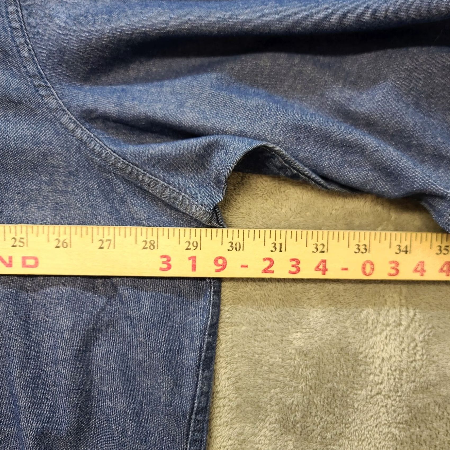 Wrangler VINTAGE Wrangler Shirt Mens 3XL Premium Quality Comfort Flex Denim Button Up Western Size US XXL / EU 58 / 5 - 7 Thumbnail