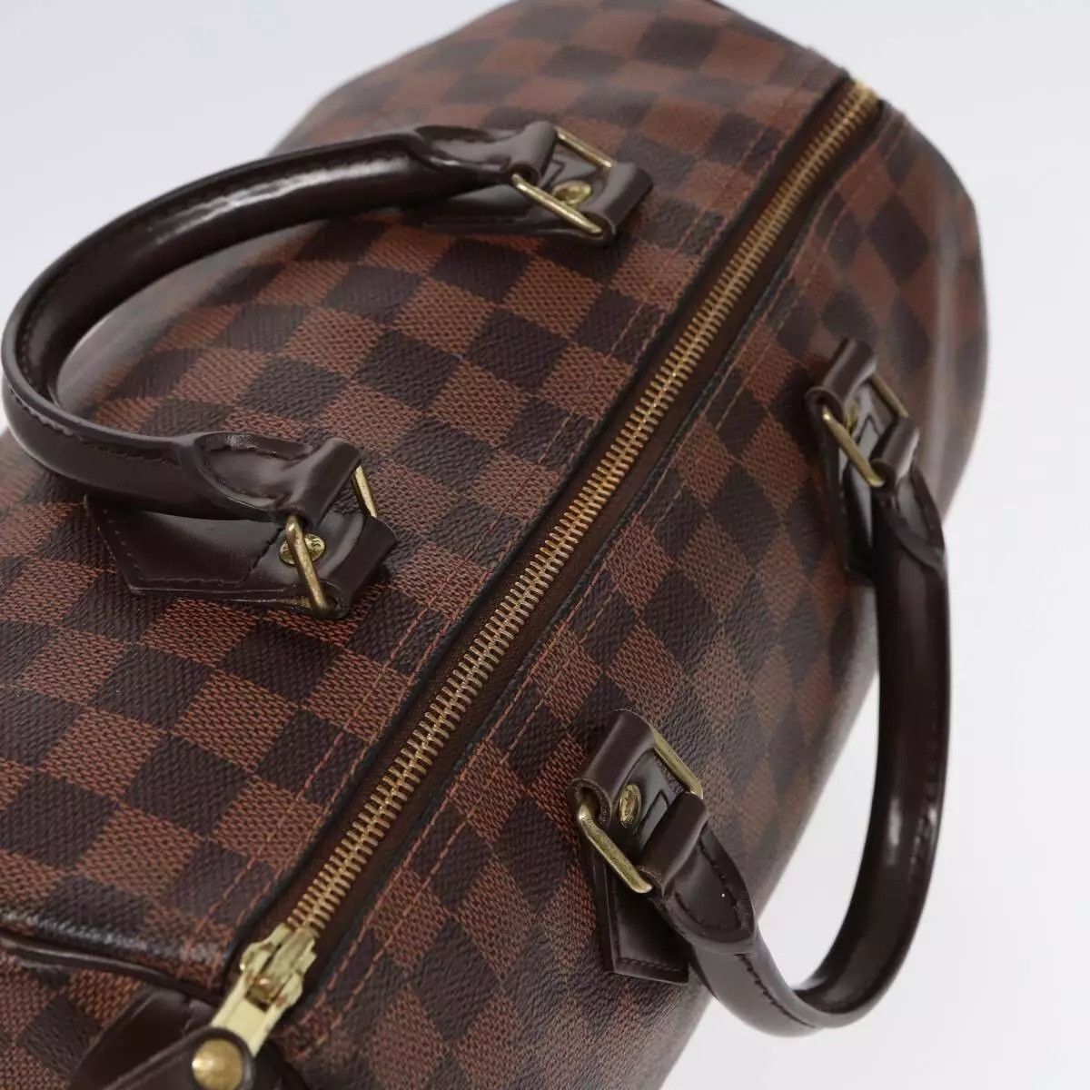 Louis Vuitton LOUIS VUITTON Damier Ebene Speedy 30 Hand Bag Size ONE SIZE - 14 Thumbnail
