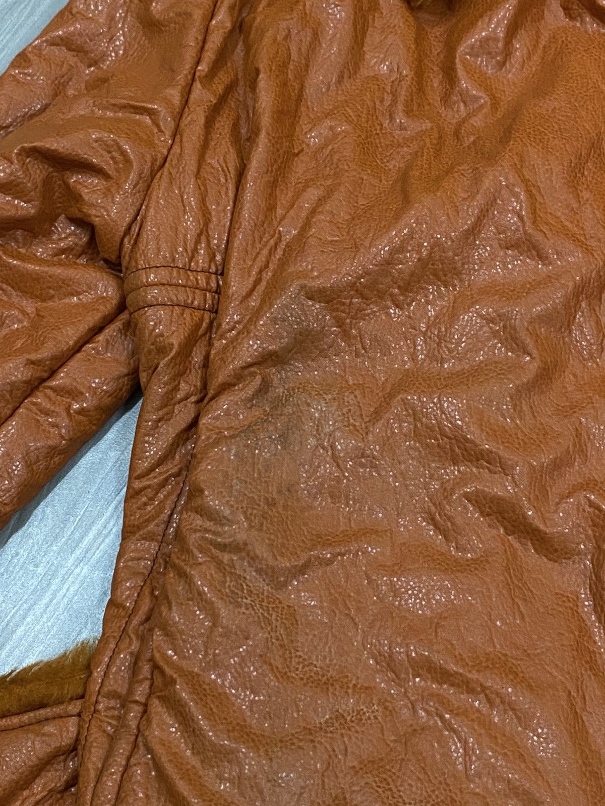 Miss Sixty Miss Sixty Y2K Faux Leather Fur Jacket – Belted Cropped Fit Size M / US 6-8 / IT 42-44 - 12 Thumbnail