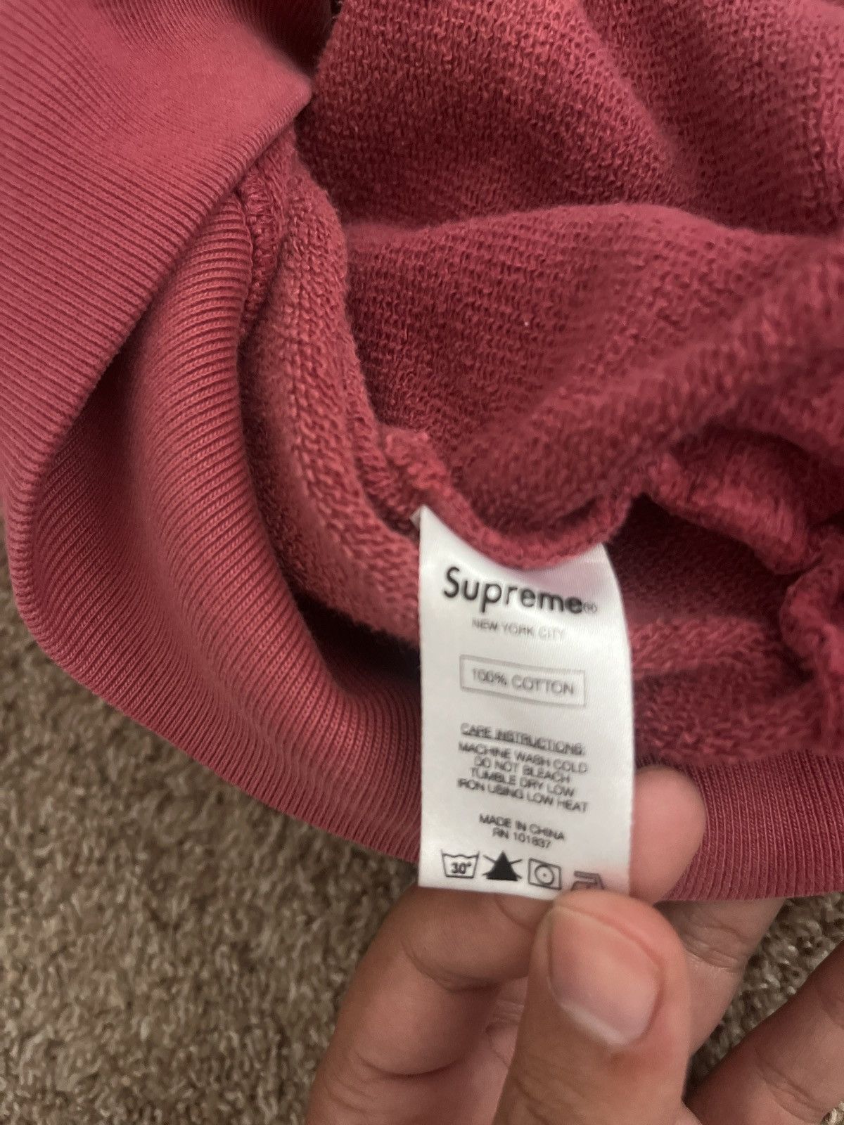 Supreme SUPREME burroughs hoodie (rare color) Size US M / EU 48-50 / 2 - 2 Thumbnail