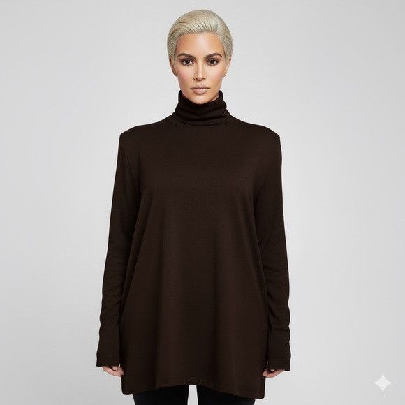 Maison Margiela Maison Margiela Brown Wool Blend Mini Dress / Tunic Top 🇮🇹 Size S / US 4 / IT 40 - 1 Thumbnail