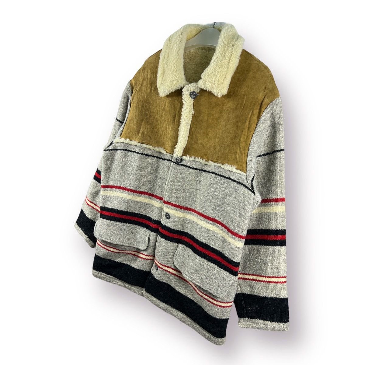 Chevignon 🔥 CHEVIGNON SHEEPSKIN WOOL coat - M Size US M / EU 48-50 / 2 - 2 Thumbnail