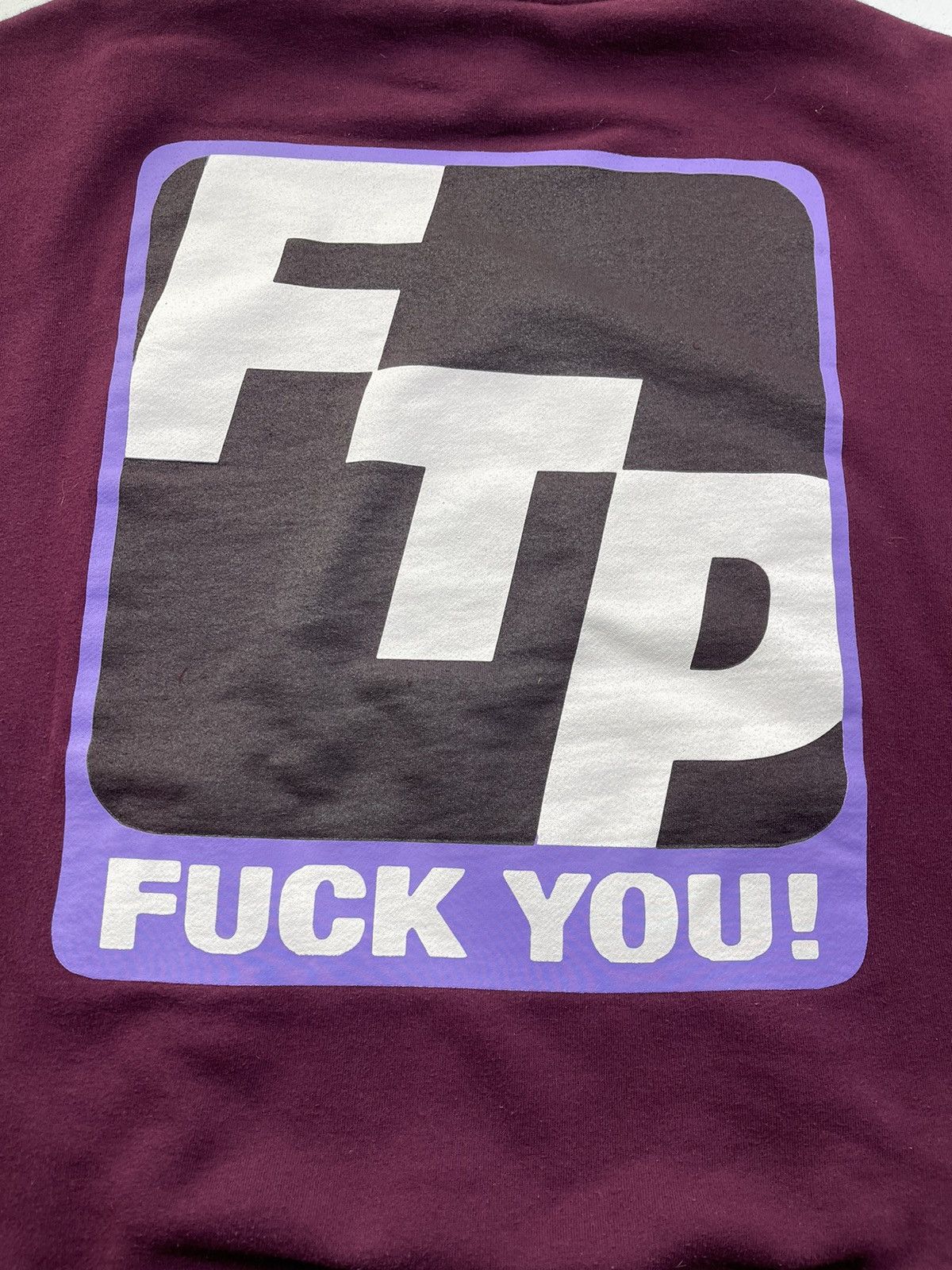 Fuck The Population × G59 Records FTP Fuck You Hoodie Burgundy Streetwear Skate Sweatshirt Size US L / EU 52-54 / 3 - 6 Thumbnail