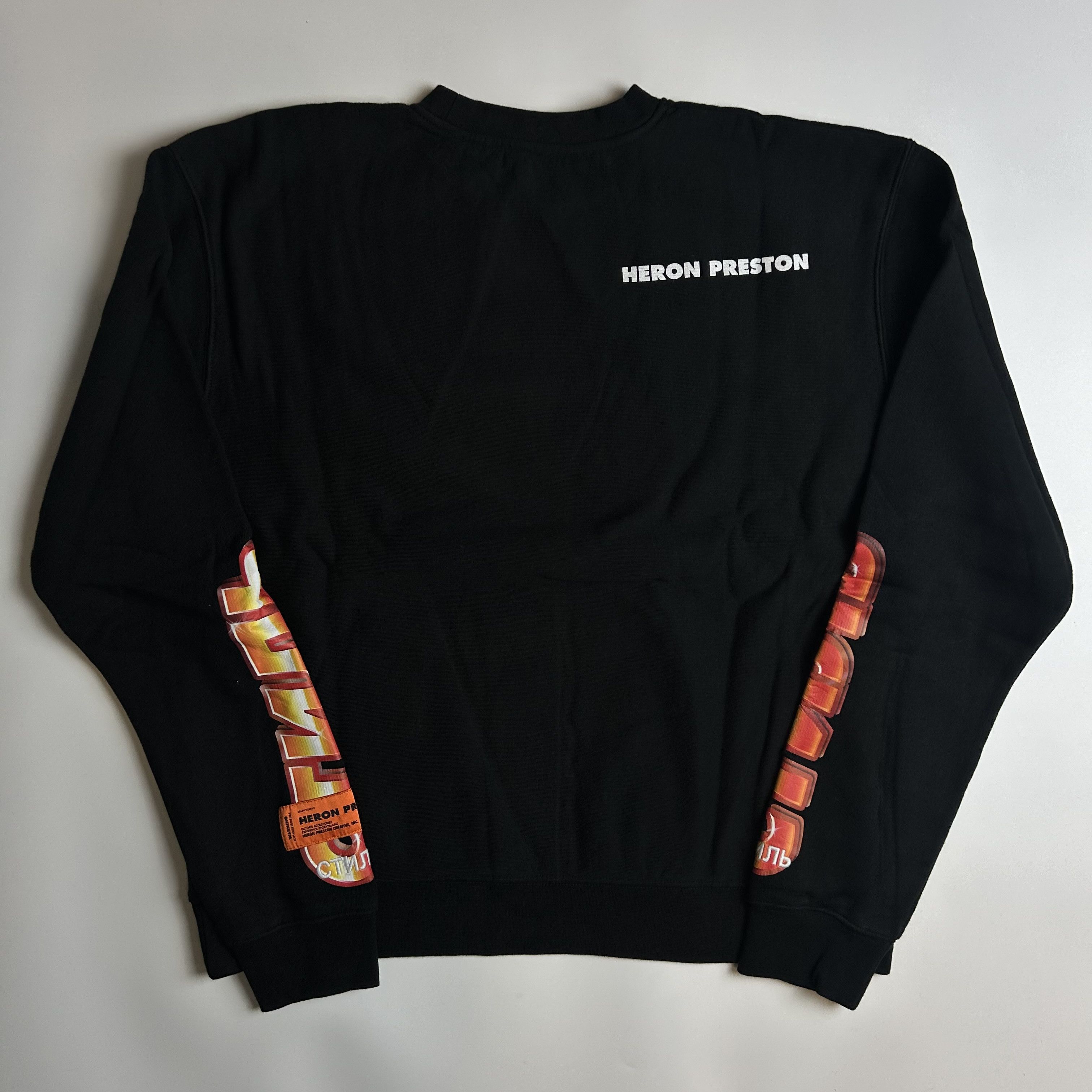 NEW* Heron Preston Chrome Logo Sweatshirt