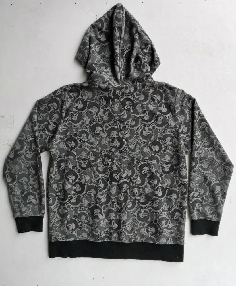 Other Fischer's Full Print Small Logo Hoodie Zipper Sweatshirt Size US L / EU 52-54 / 3 - 8 Thumbnail