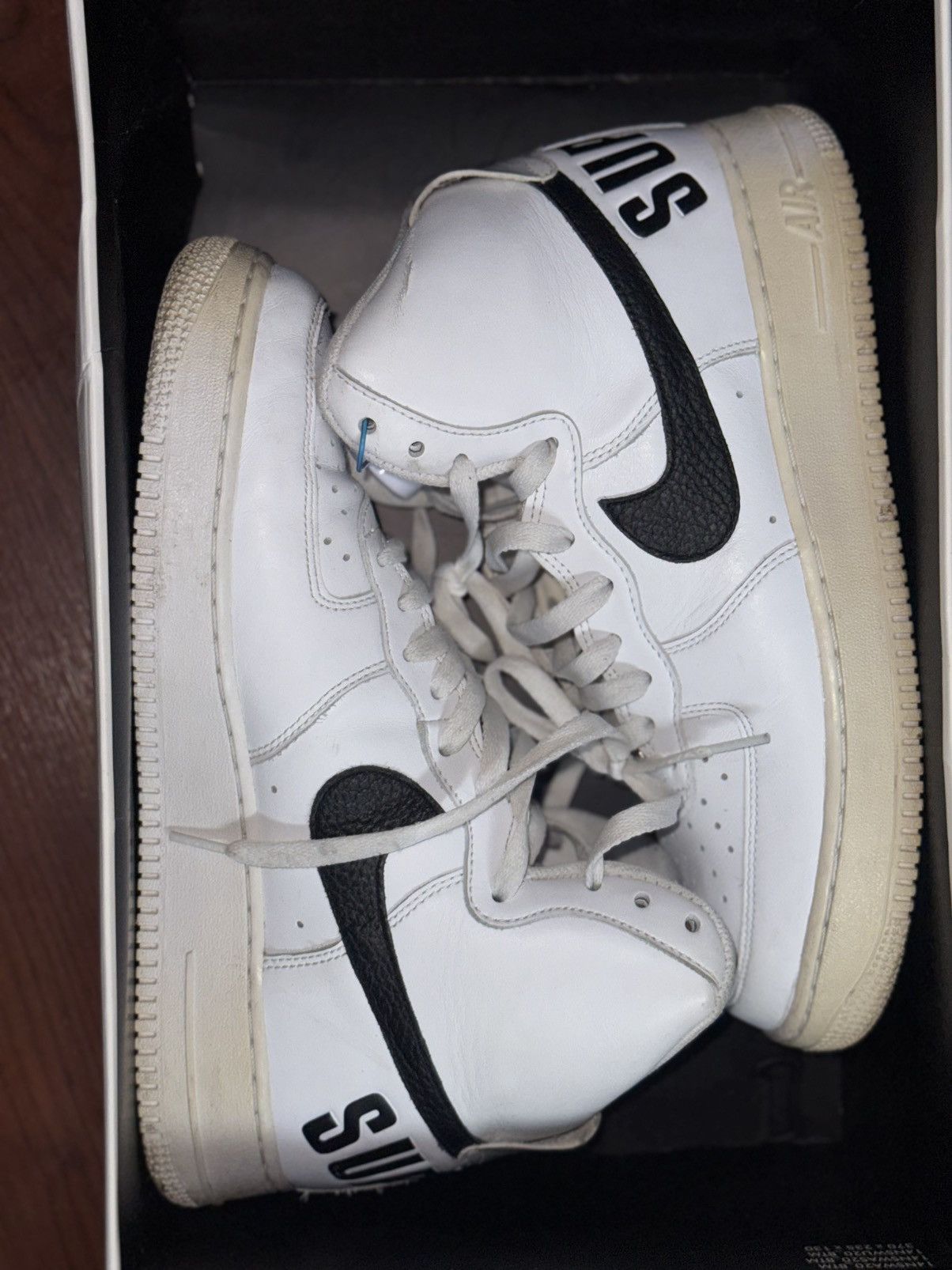Supreme Nike Air Force 1 High Supreme X Supreme White 2014 Size 10 Size US 10 / EU 43 - 2 Thumbnail