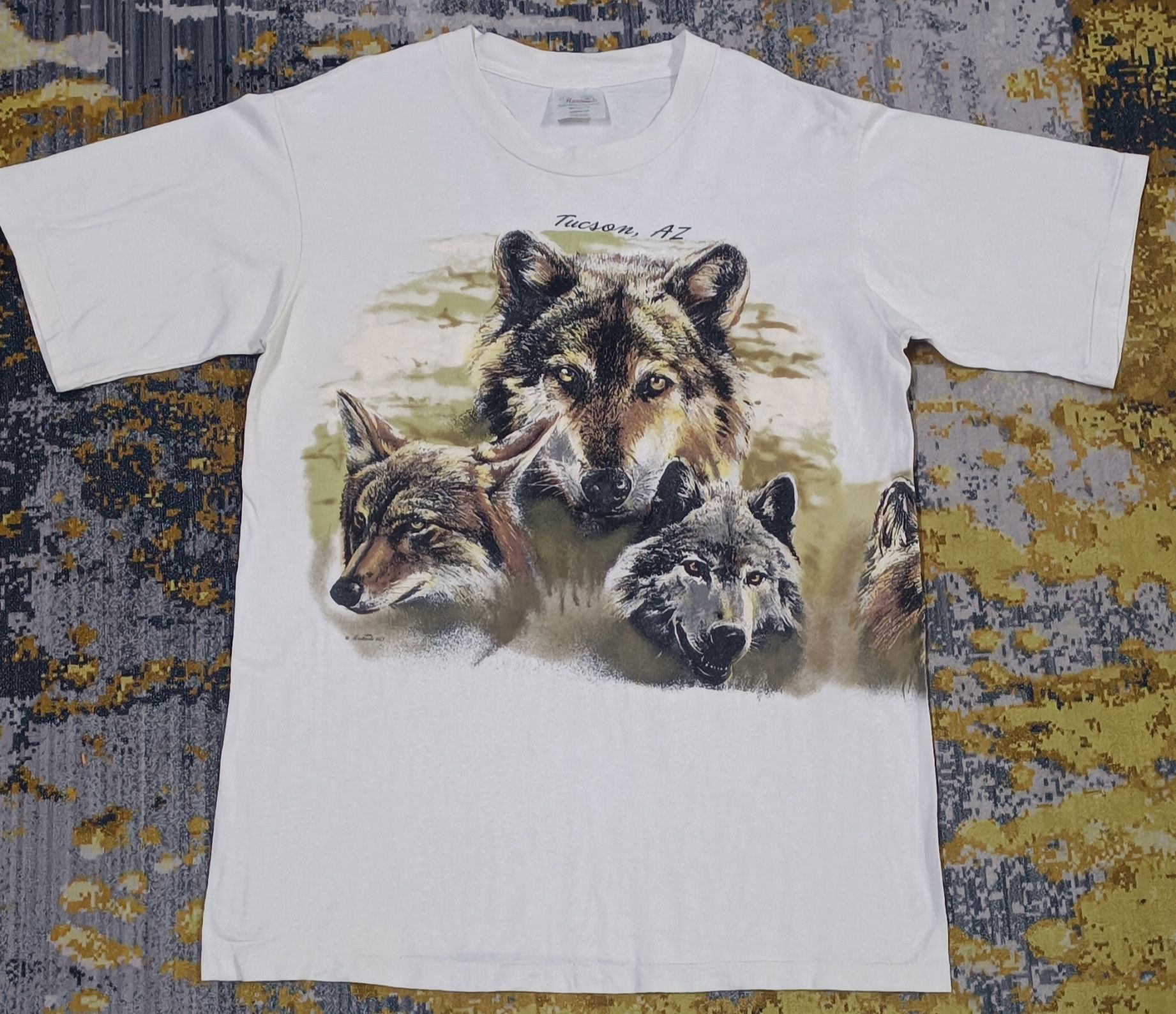 Habitat × Vintage Vintage 90s Wolf Tucson,AZ by Hazelwoods Size US M / EU 48-50 / 2 - 2 Thumbnail