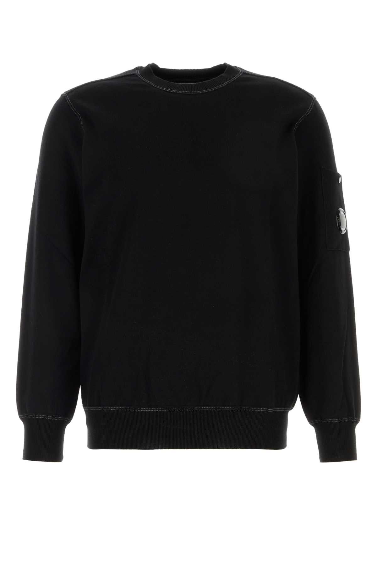 C.P. Company Black Cotton Sweater Size US M / EU 48-50 / 2 - 1 Thumbnail