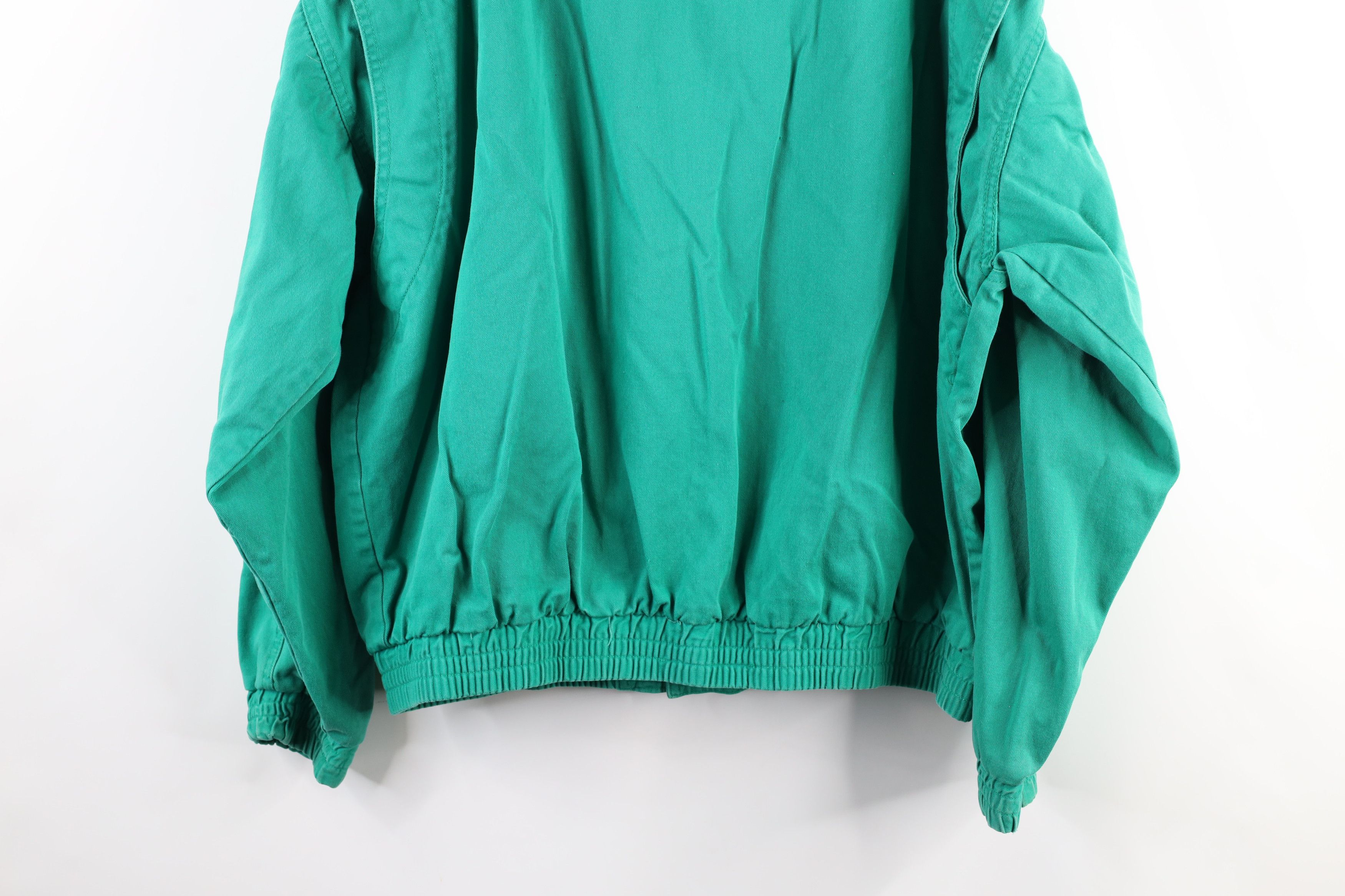 Gap × Vintage Vintage 90s Gap Faded Blank Cotton Canvas Bomber Jacket Size US L / EU 52-54 / 3 - 9 Thumbnail
