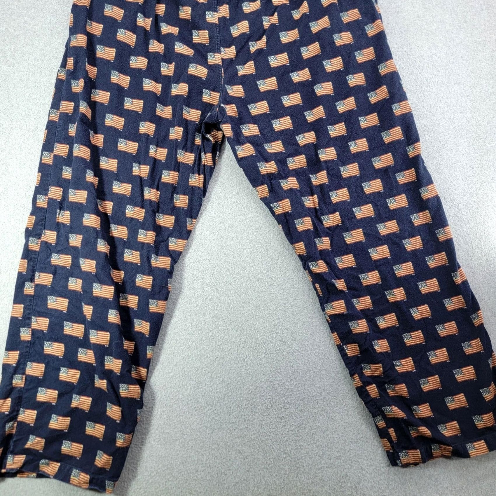 Polo Ralph Lauren VINTAGE Polo Ralph Lauren Long Johns Mens XL Blue Cotton American Flag Print pajamas Size US XL / EU 56 / 4 - 5 Thumbnail