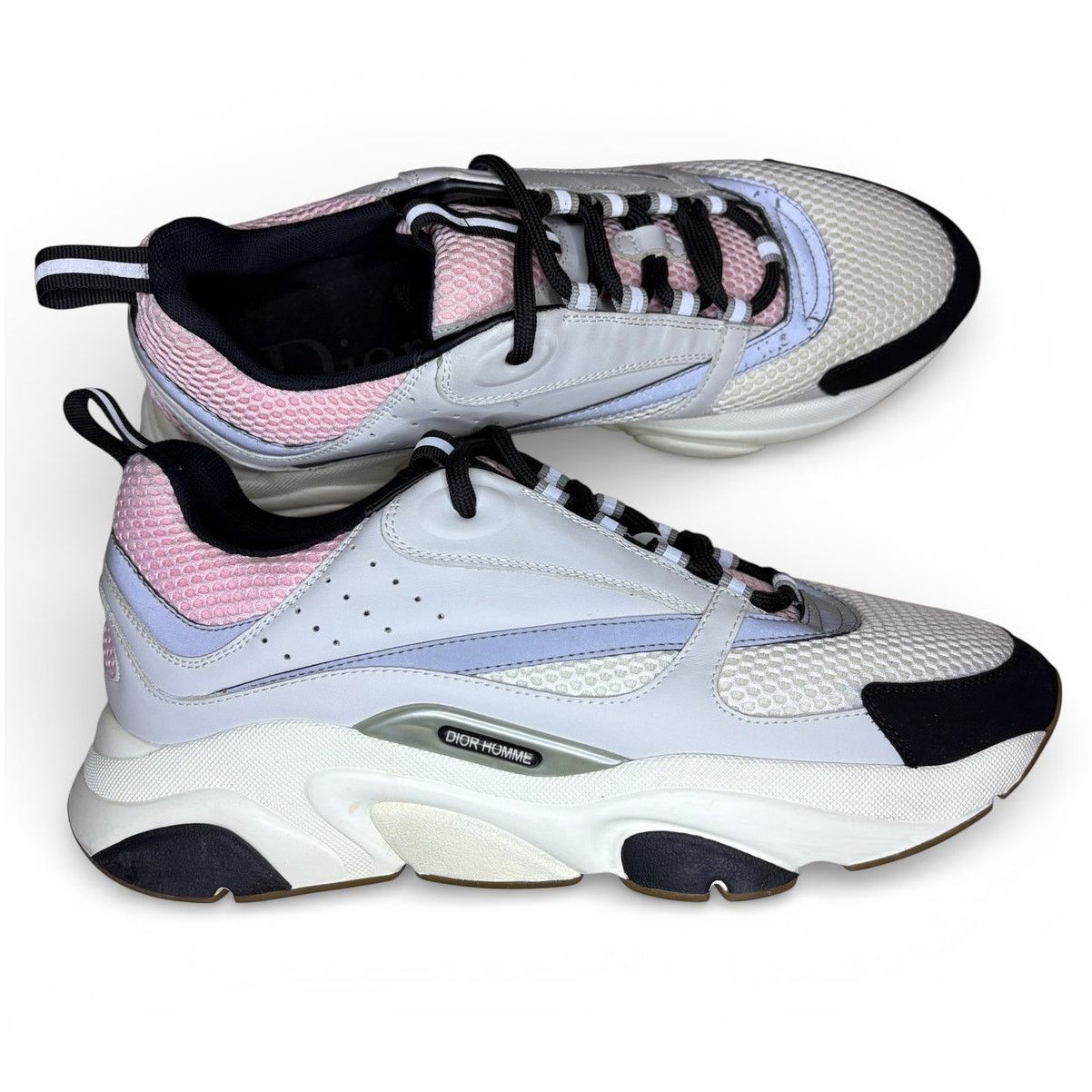 Dior Dior B22 Low Top Pink / White Sneakers | Size 45 (12US) Size US 12 / EU 45 - 3 Thumbnail