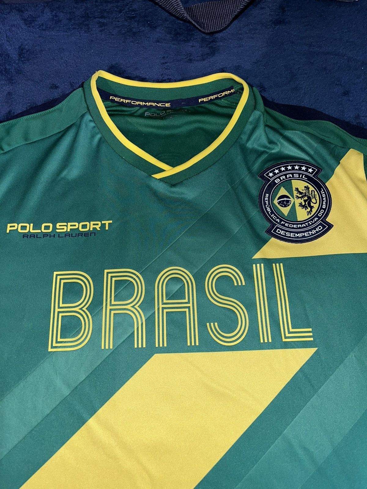 Polo Sport Brazil Soccer Jersey