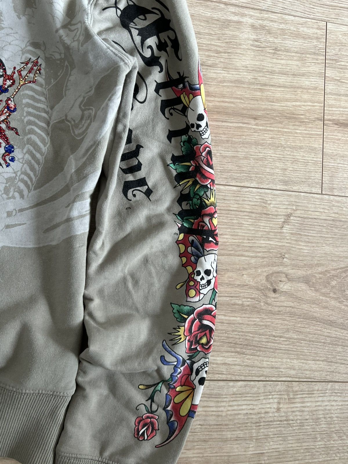 Ed Hardy Ed hardy zip hoodie y2k ed hardy crazy print Size S / US 4 / IT 40 - 5 Thumbnail