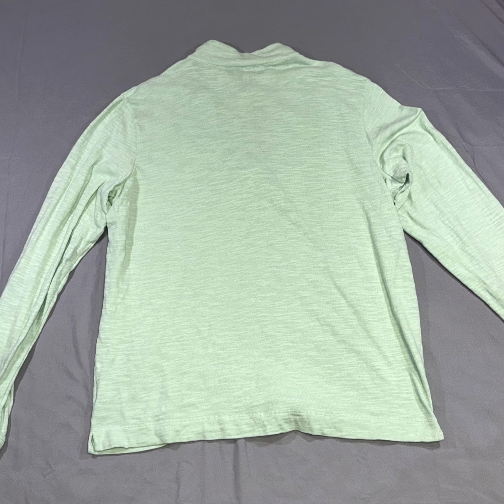 Peter Millar Peter Millar Sweater Mens XL Light Green Quarter Zip 100% Cotton Golf Pullover Size US XL / EU 56 / 4 - 6 Thumbnail