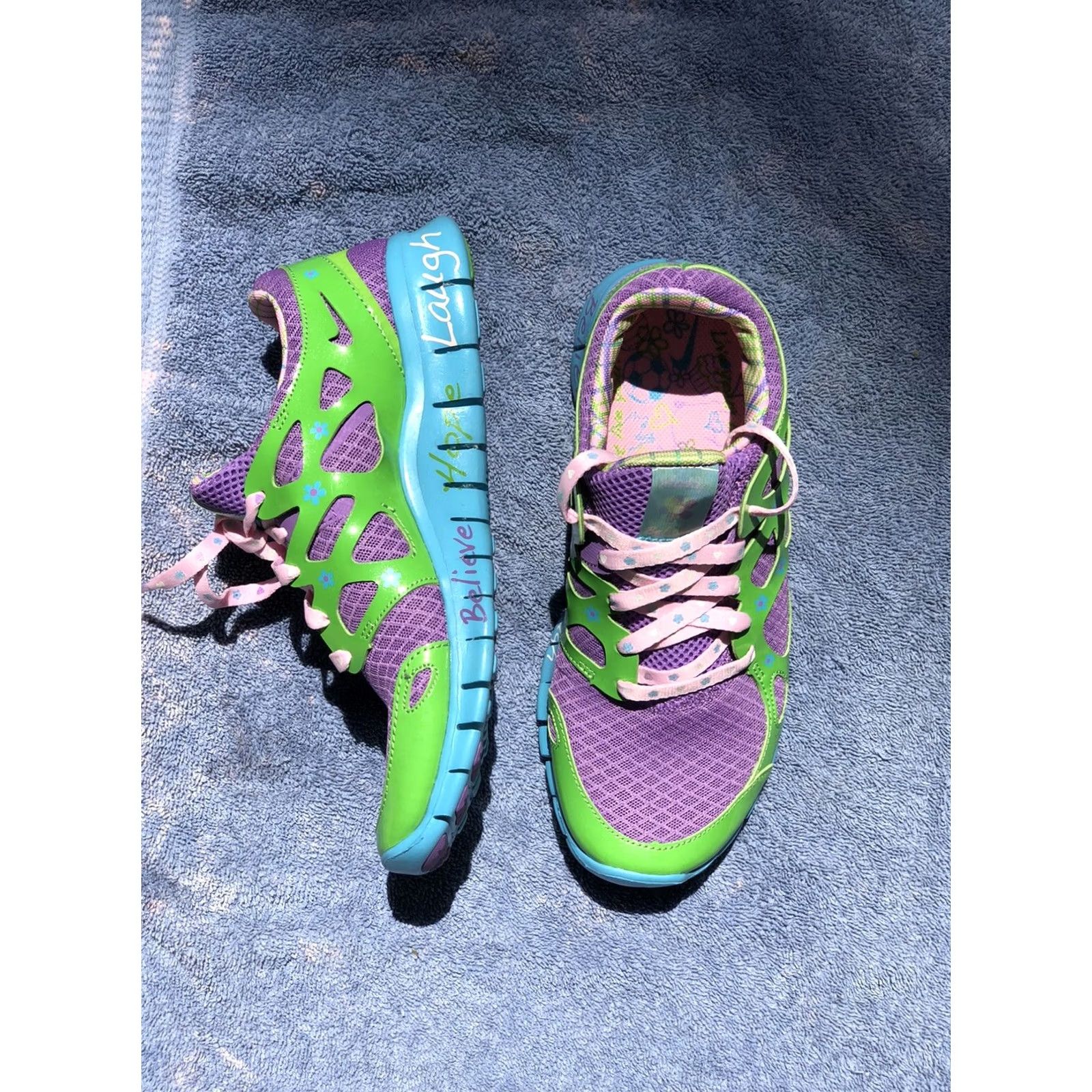 Nike Nike Free Run + 2 Doernbecher Mackenzie Short 2019 Women US 7 Violet Purple Nike Sneaker Athletic Shoes Size 28" / US 6 / IT 42 - 3 Thumbnail