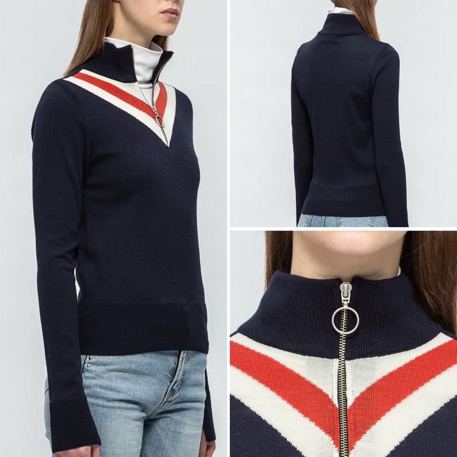 Andersson Bell ADSB Andersson Bell $399 O Ring Mod Zip Sweater Womens S Size S / US 4 / IT 40 - 1 Thumbnail