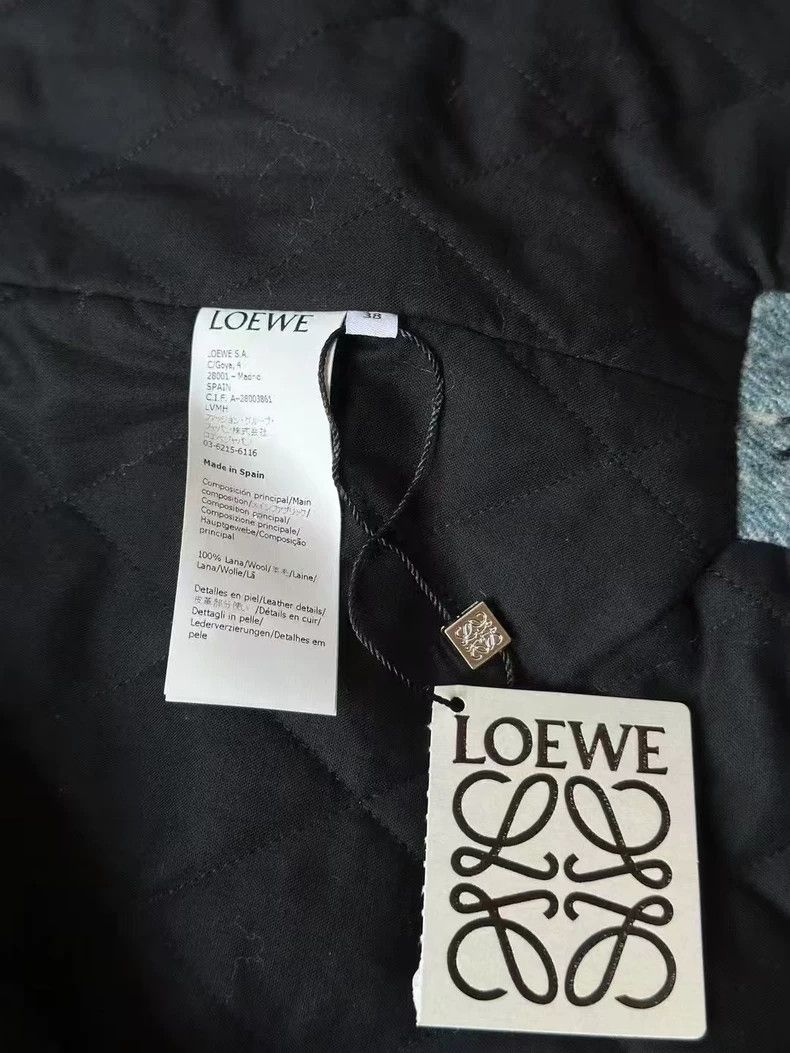 Loewe LOEWE Leather wool coat Size 4XL / US 24-26 - 5 Thumbnail