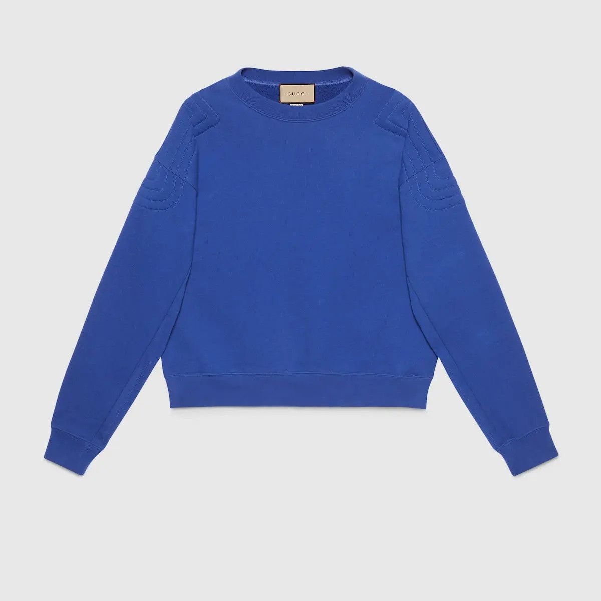 Gucci o1s1wg110225 Cities Cotton Jersey Sweatshirt in Blue Size US XL / EU 56 / 4 - 2 Thumbnail