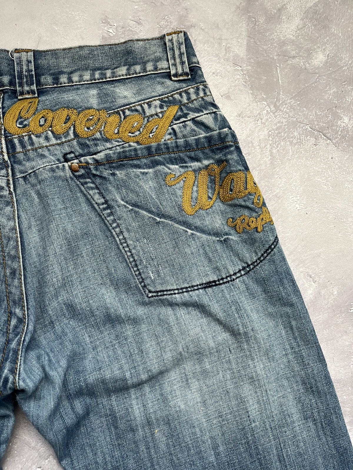 Replay Vintage Replay Baggy Jeans Big Logo Embroidered y2k Denim Size US 34 / EU 50 - 7 Thumbnail