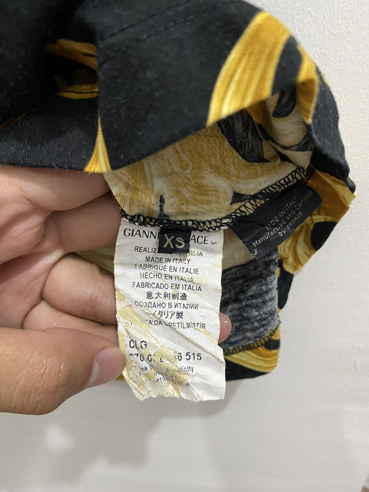 Versace VERSACE BAROQUE COTTON JERSEY SHIRT Size US XS / EU 42 / 0 - 6 Thumbnail