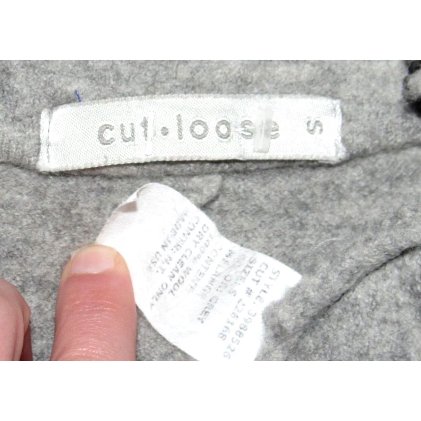 Vintage CUT LOOSE Grey Wool Full Zip Jacket Made In USA Small Women Jacket S Gray Wool Full Zip Made In USA Small Women Size S / US 4 / IT 40 - 5 Thumbnail