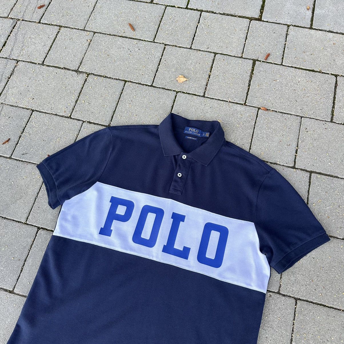 Polo Ralph Lauren × Vintage Vintage Polo Ralph Lauren Big Logo Hype Polo T Shirt Size US L / EU 52-54 / 3 - 3 Thumbnail