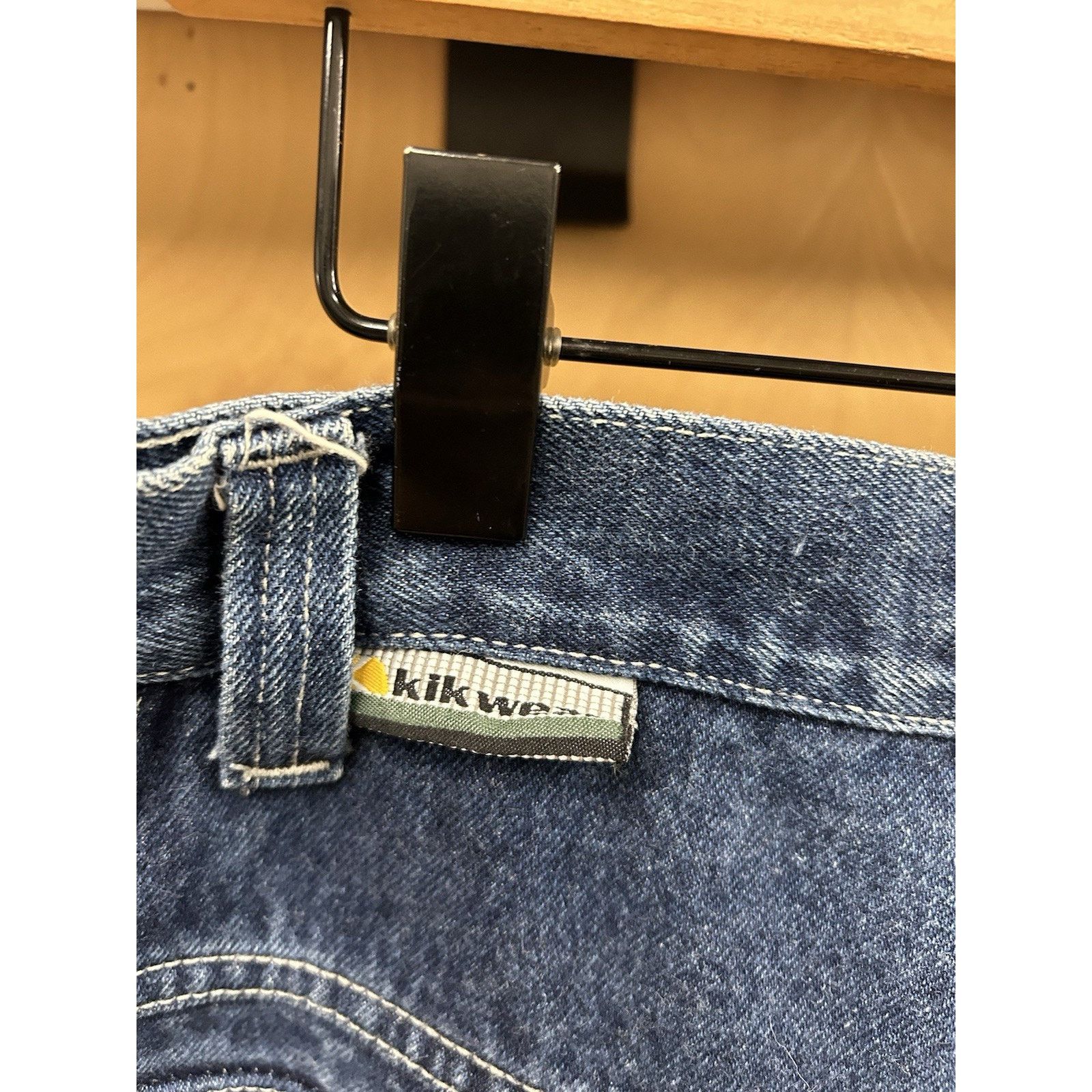 Vintage Y2K Kikwear Rave Jeans Wide Leg Baggy 30x31 Opening 20" Goth Size US 30 / EU 46 - 7 Thumbnail