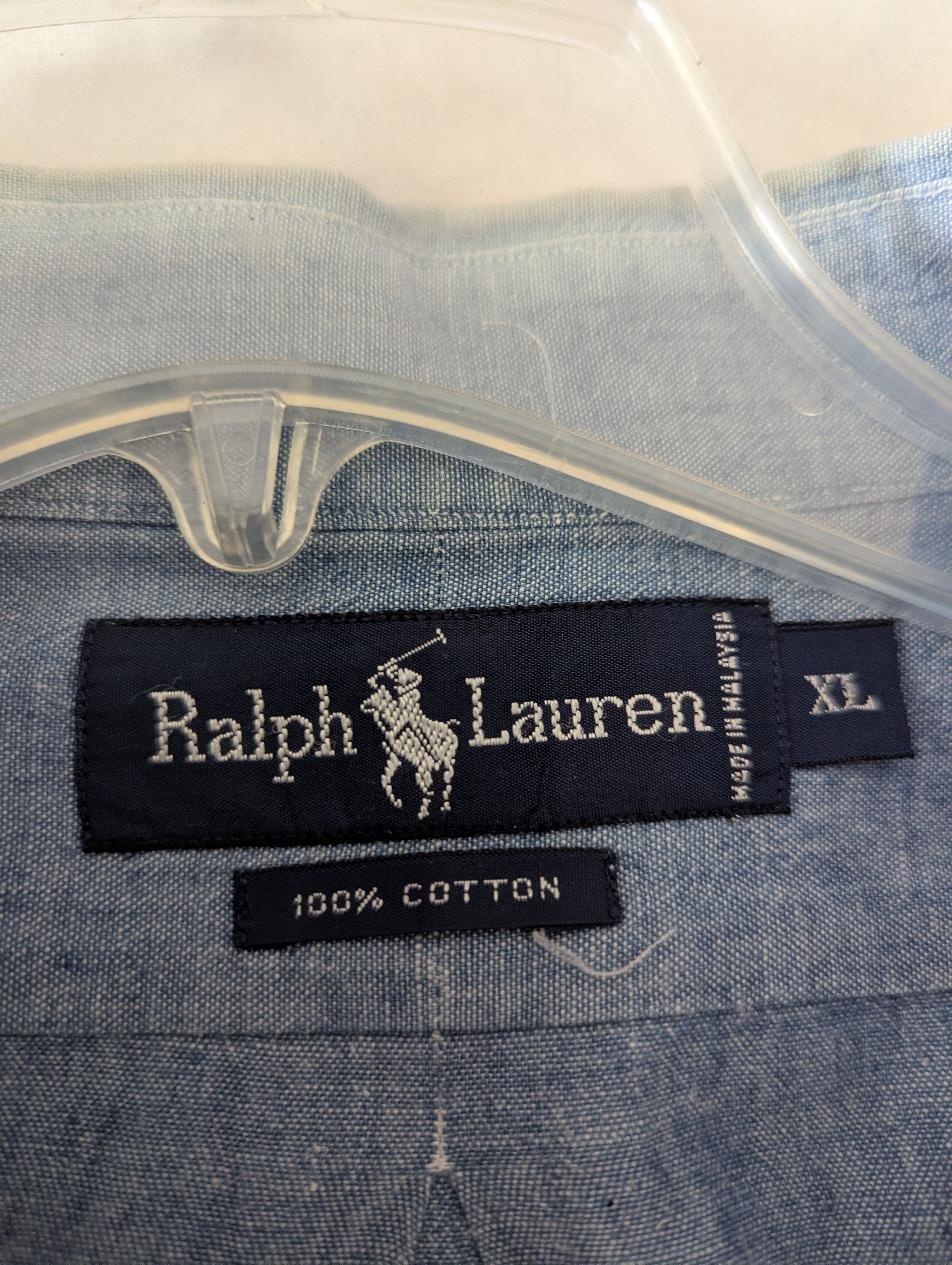 Polo Ralph Lauren Vintage Denims style fabric shirt Size US L / EU 52-54 / 3 - 5 Thumbnail