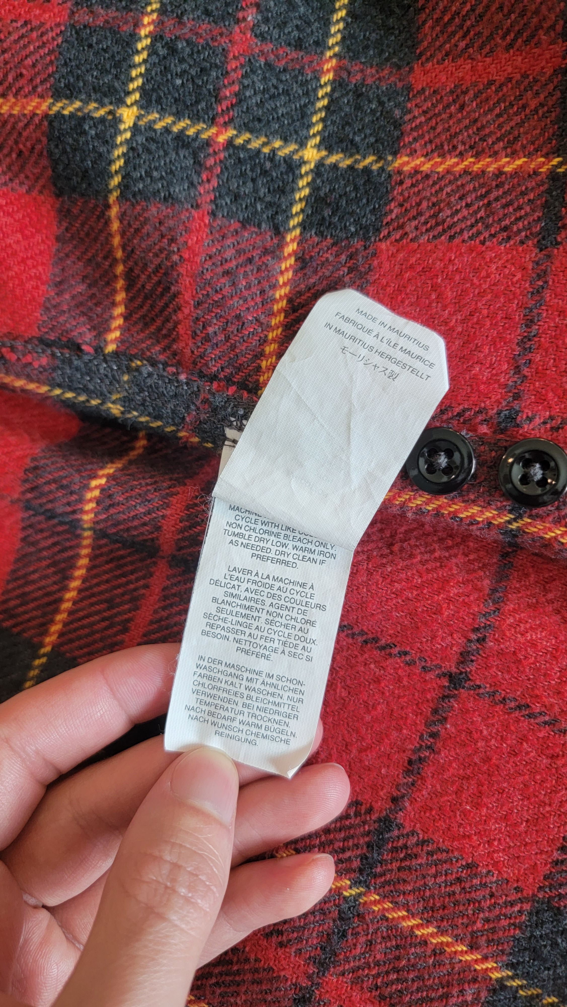 J.Crew × MZ Wallace Wallace and Barnes 100% thick cotton flannel Size US S / EU 44-46 / 1 - 4 Thumbnail
