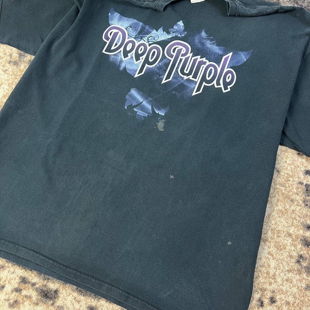Band Tees Deep Purple Vintage Y2K Rock Band Tour T-Shirt 1TS23 Size US XXL / EU 58 / 5 - 6 Thumbnail