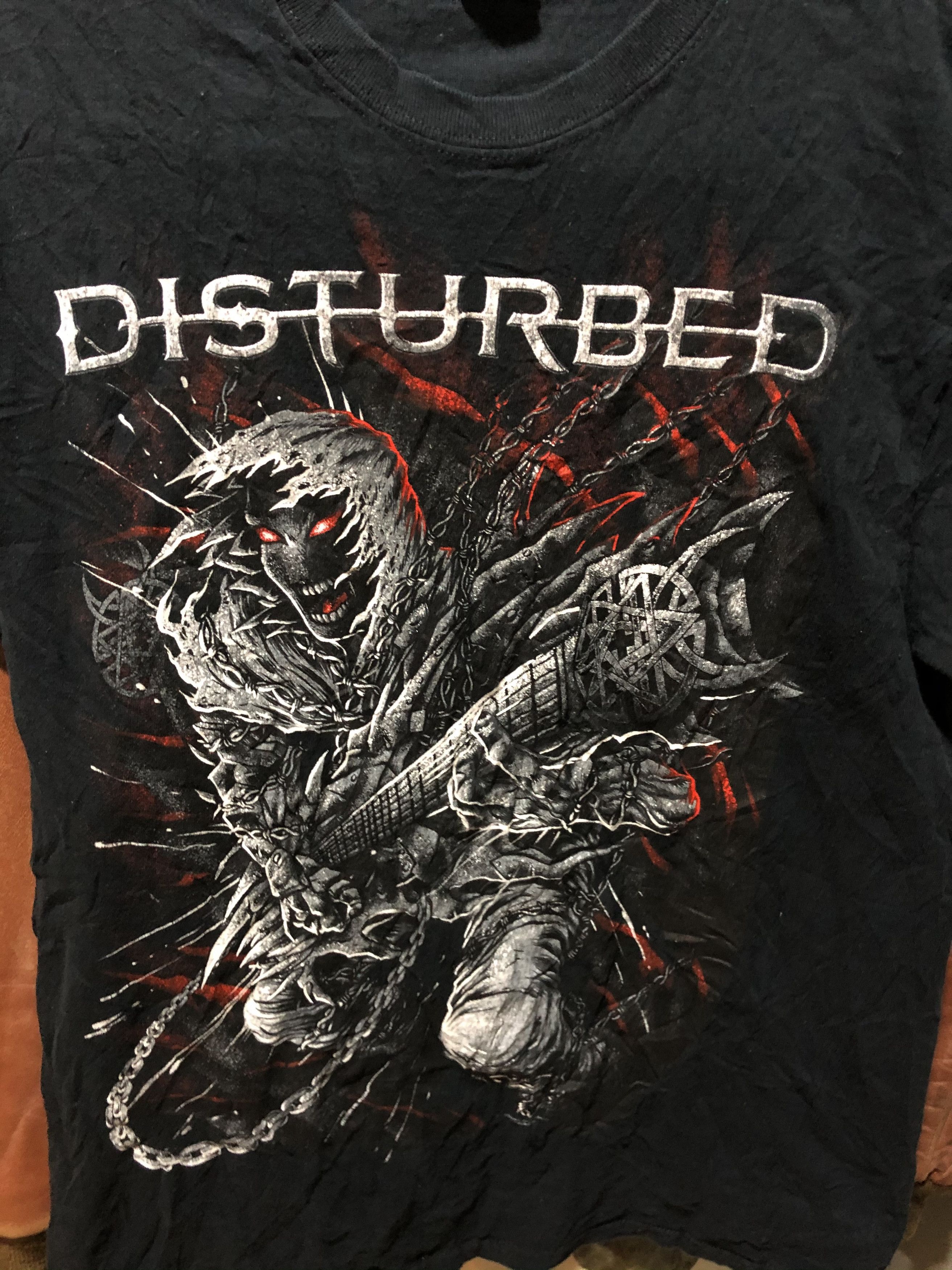 Band Tees Vintage Disturbed Band Tee Tshirt Size US S / EU 44-46 / 1 - 2 Thumbnail