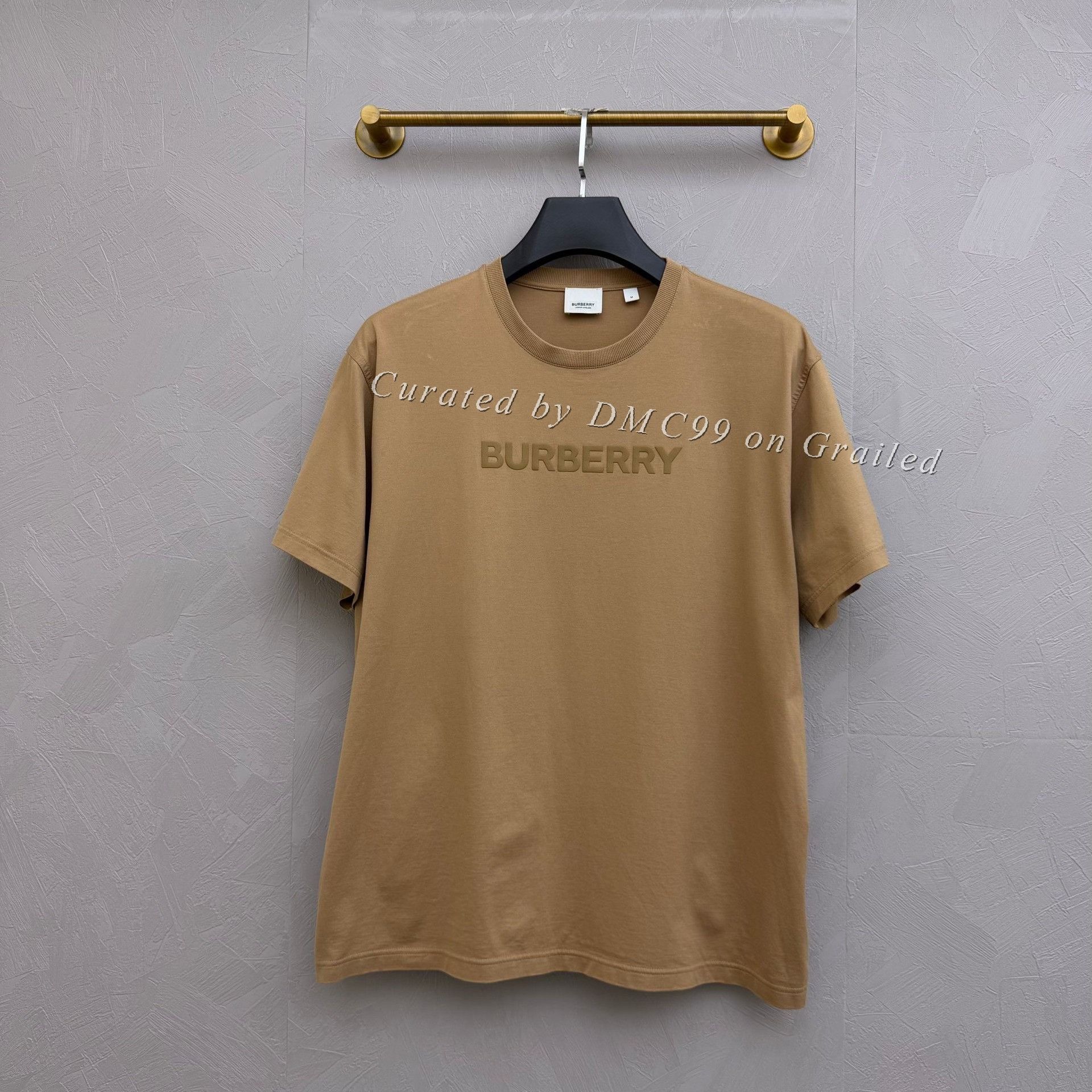 Burberry Burberry Camel Logo Short Sleeve T-Shirt M Size US M / EU 48-50 / 2 - 1 Thumbnail