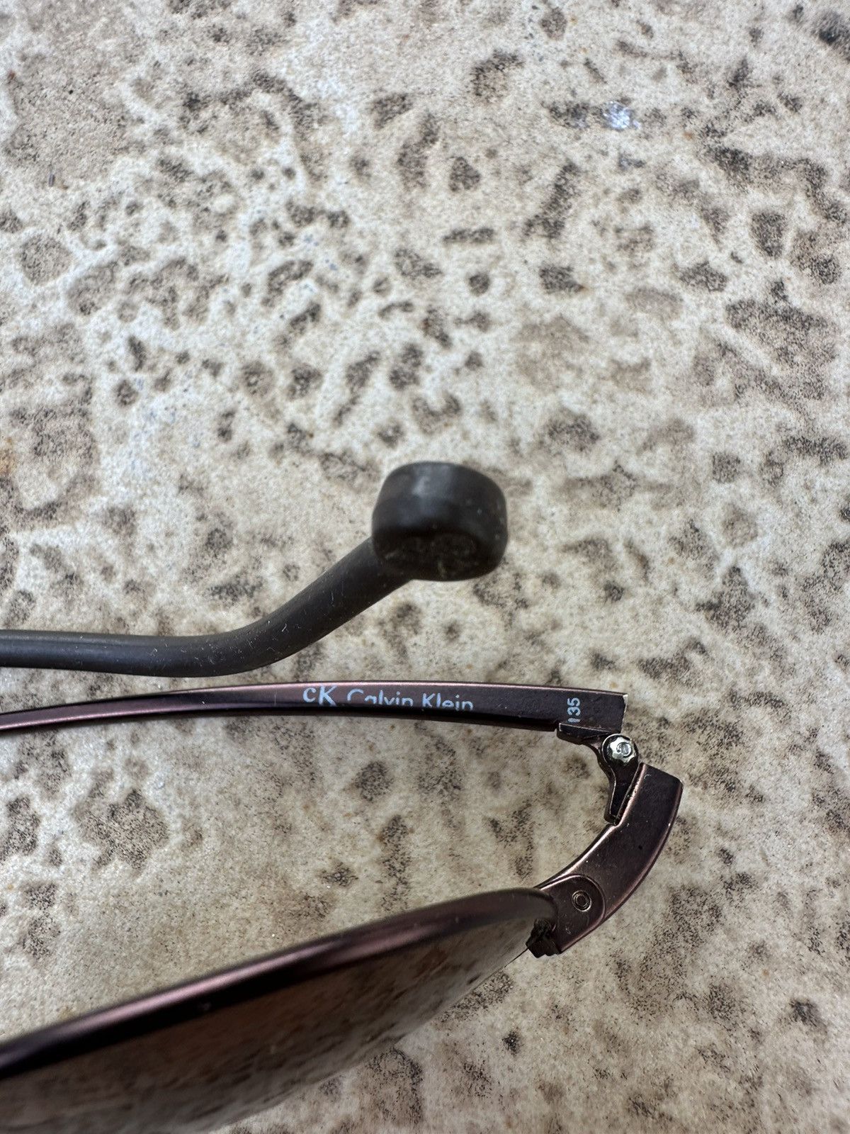 Calvin Klein × Vintage Calvin Klein Sunglasses Brown Vintage 1990s mod.2001 Size ONE SIZE - 9 Thumbnail
