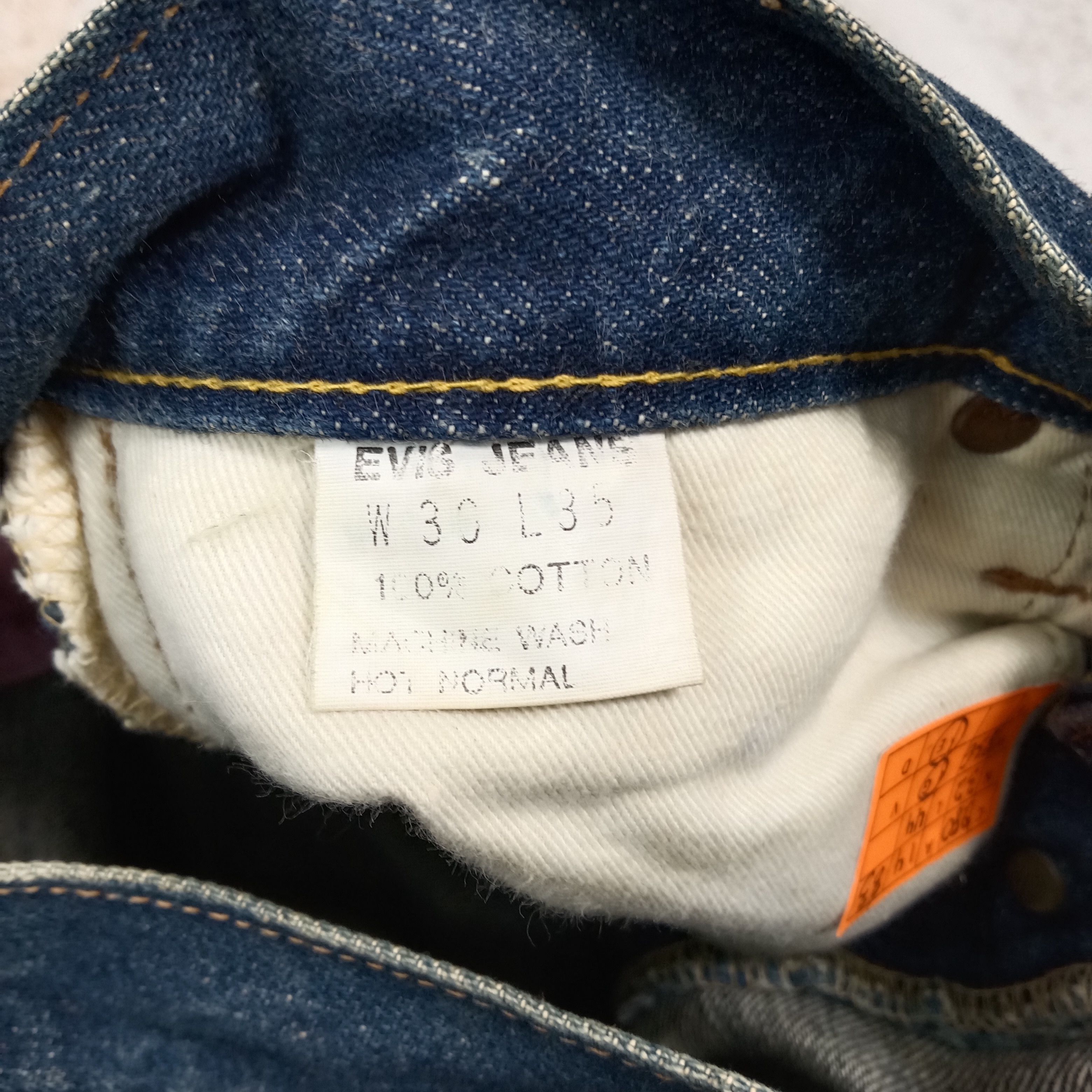 Evisu Evis Japanese Brand Selvedge Denim Jeans C280N32s Size US 29 - 15 Thumbnail
