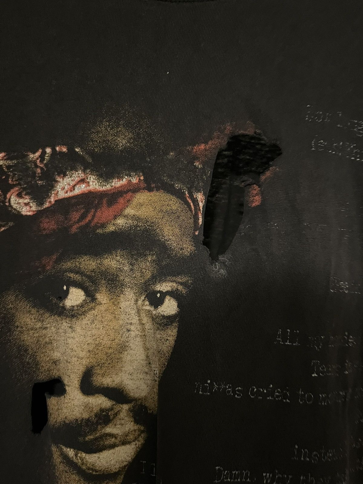 Rap Tees Vintage 2Pac Tee Shirt Size US XXL / EU 58 / 5 - 3 Thumbnail