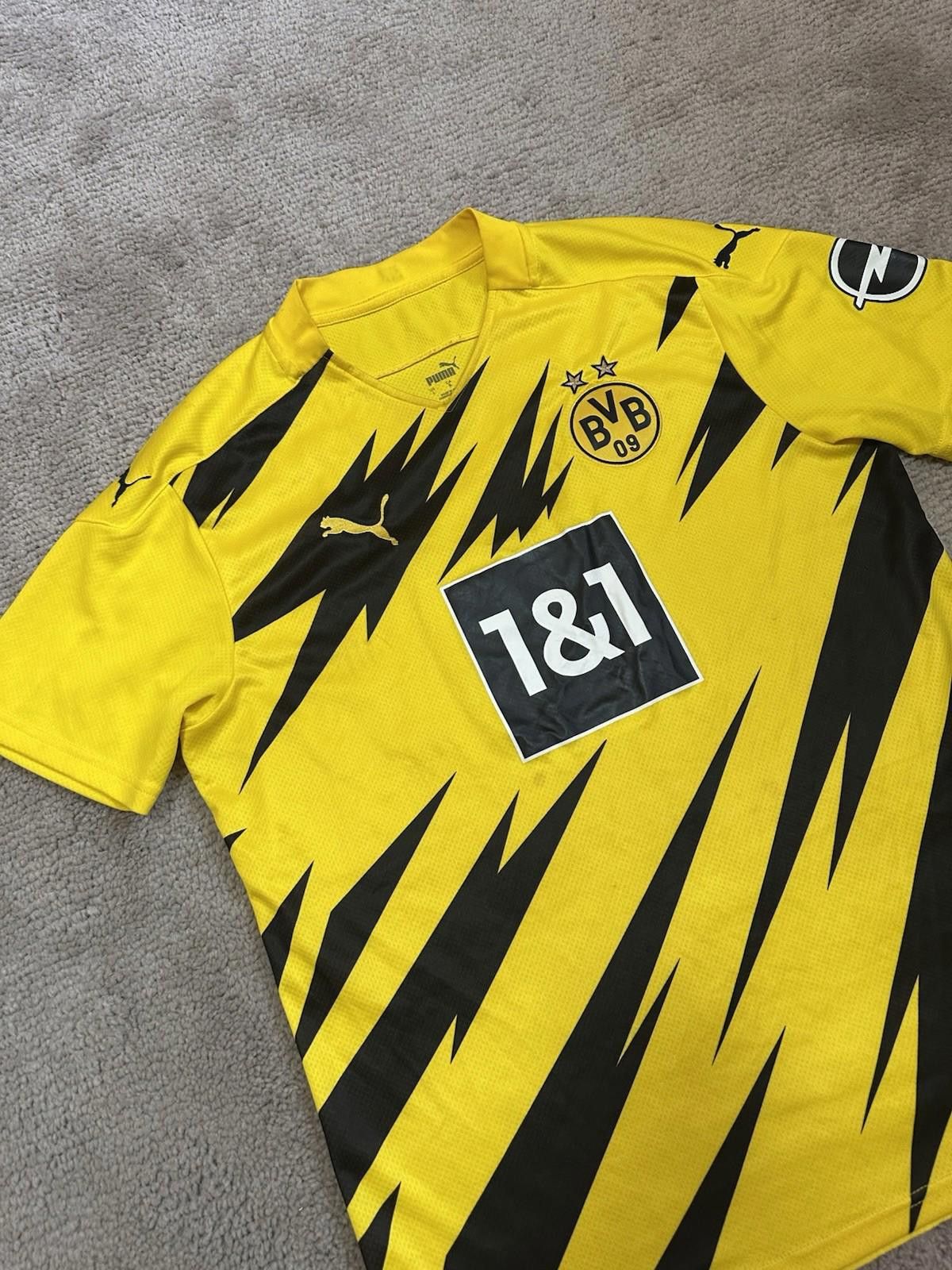 Puma BORUSSIA DORTMUND 2020 2021 HOE FOOTBALL SHIRT SOCCER JERSEY Size US L / EU 52-54 / 3 - 3 Thumbnail