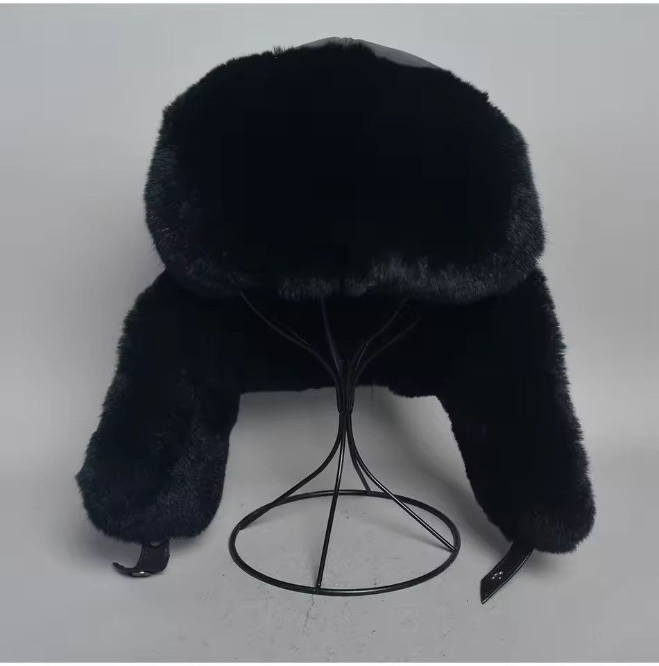 Japanese Brand Unisex RealRabbit Fur Ushanka Trapper Hat Size M Size ONE SIZE - 1 Thumbnail
