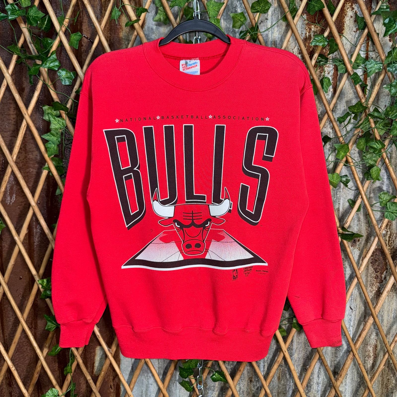 NBA Vintage Y2K Chicago Bulls 1990s jordan rodman nba sweatshirt Size US M / EU 48-50 / 2 - 1 Thumbnail