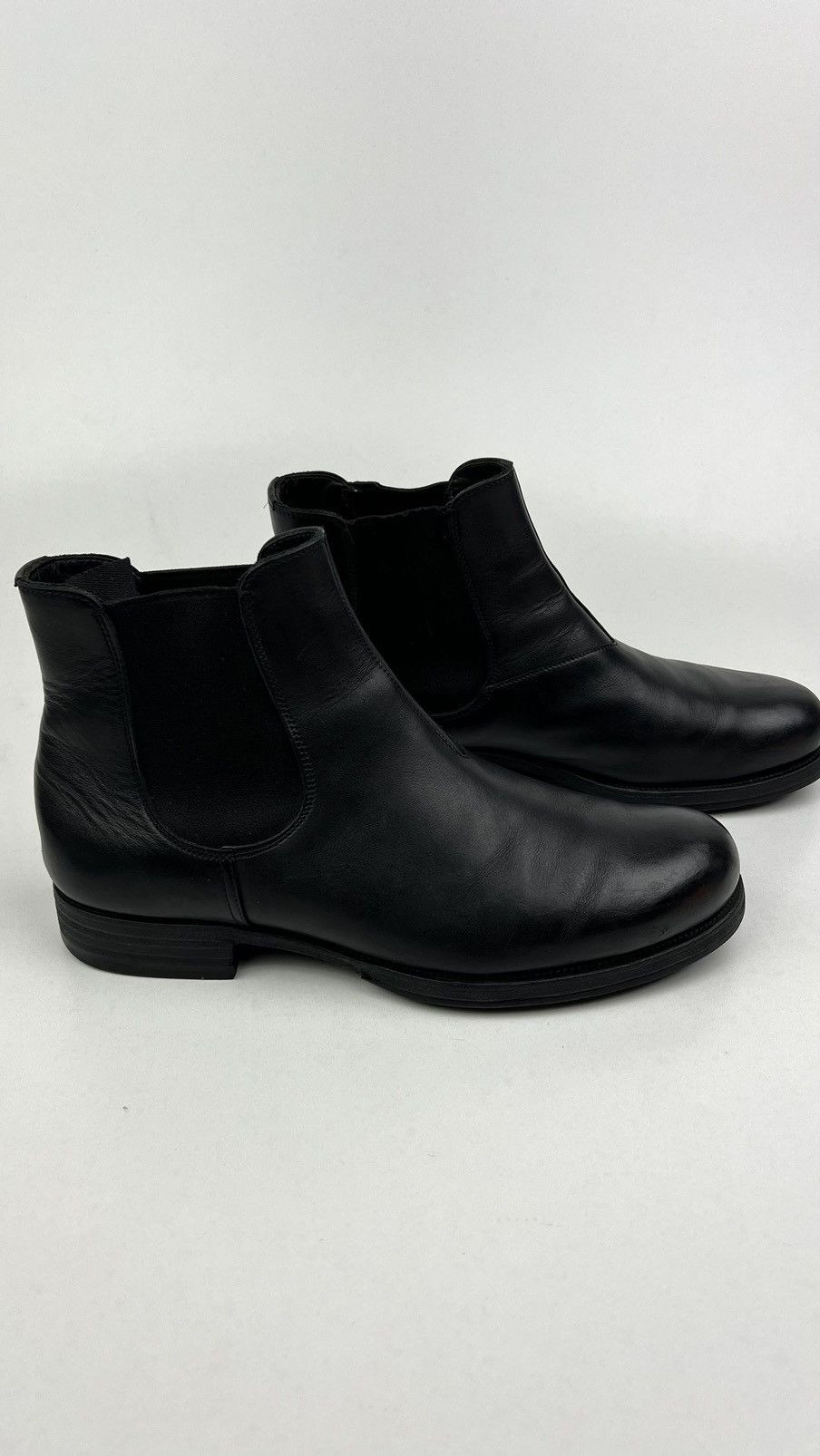 Prada PRADA MILANO Boots Chelsea Leather Shoes Handmade Black Mens Size US 7 / EU 40 - 7 Thumbnail