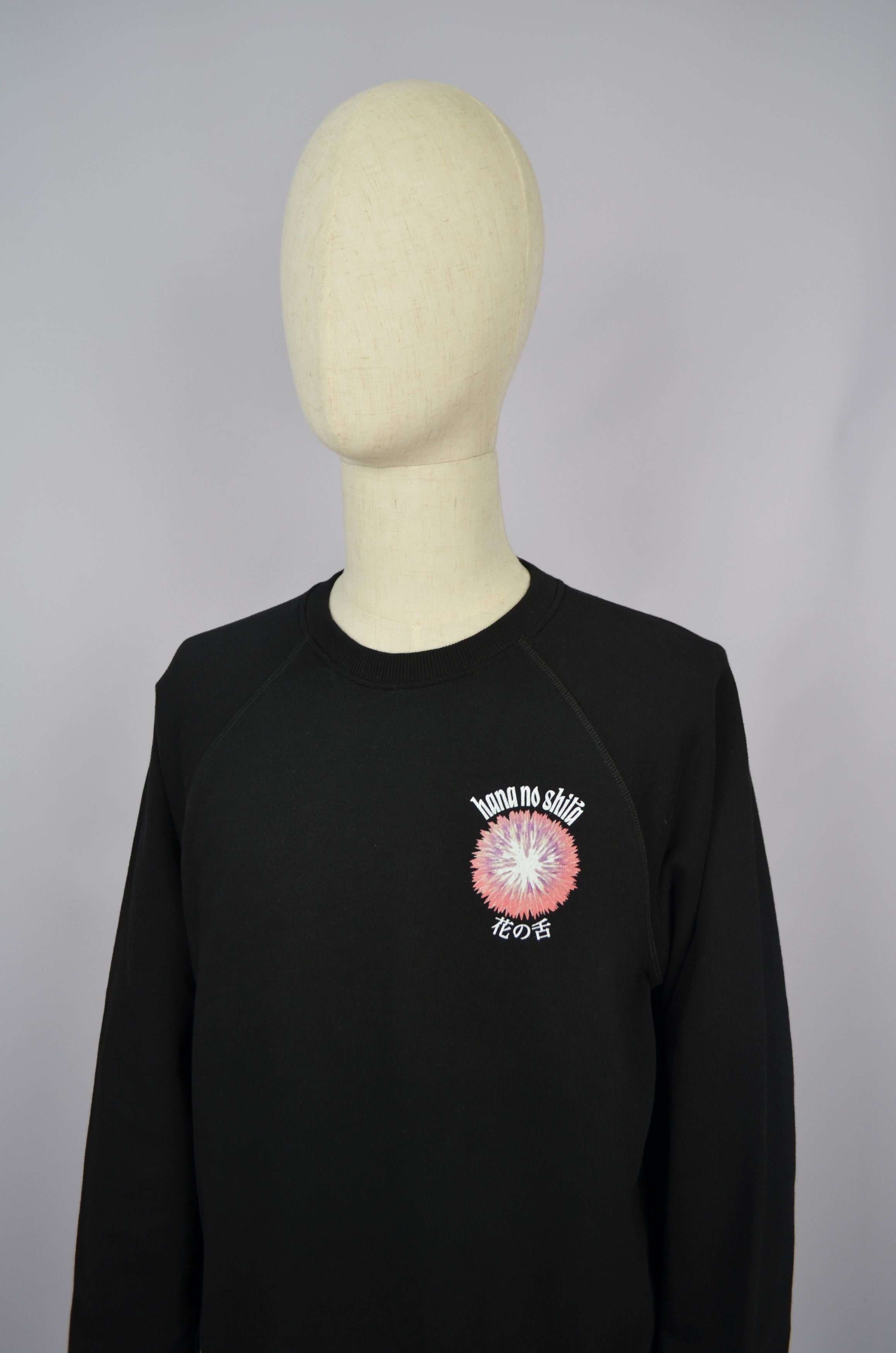 Edwin EDWIN Hana No Shita Mens Sweatshirt Black Size S P2P 22'8" Size US S / EU 44-46 / 1 - 4 Thumbnail